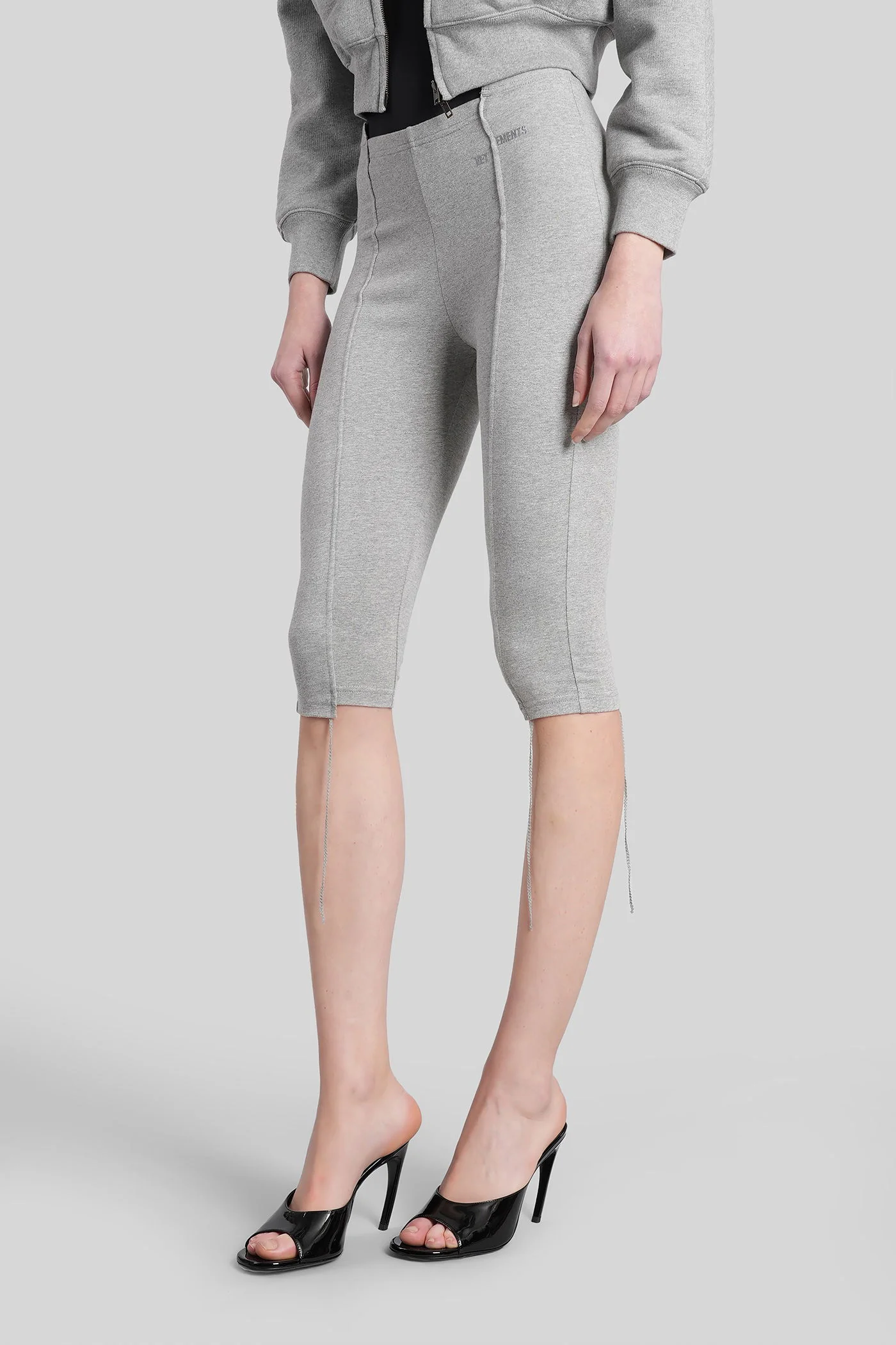 Pants in grey cotton - Image 4