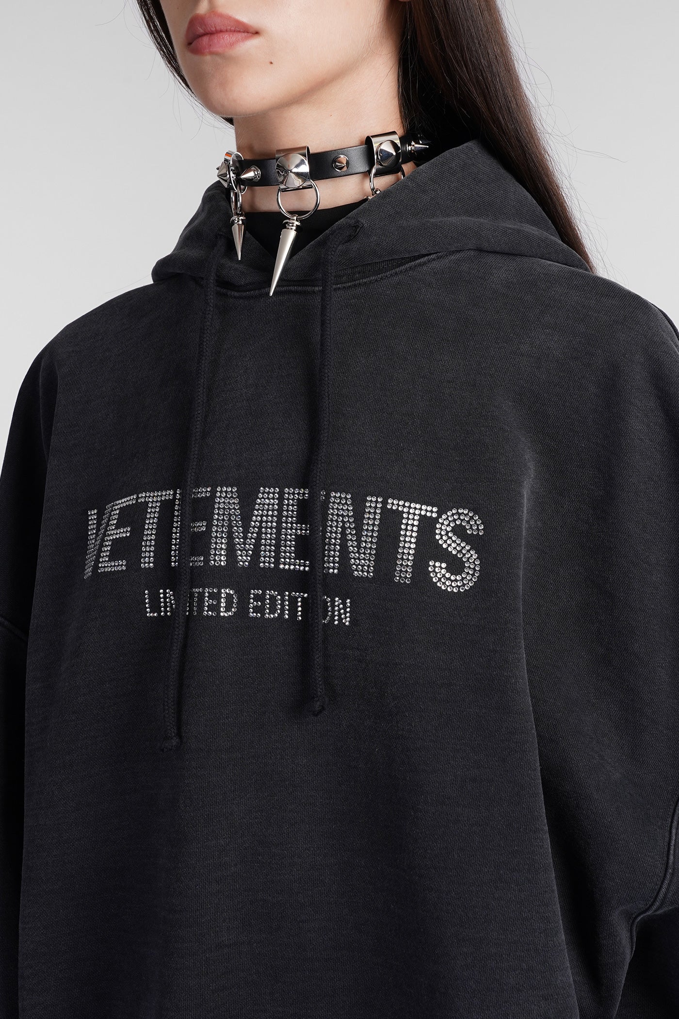Sweatshirt in black cotton - Image 5