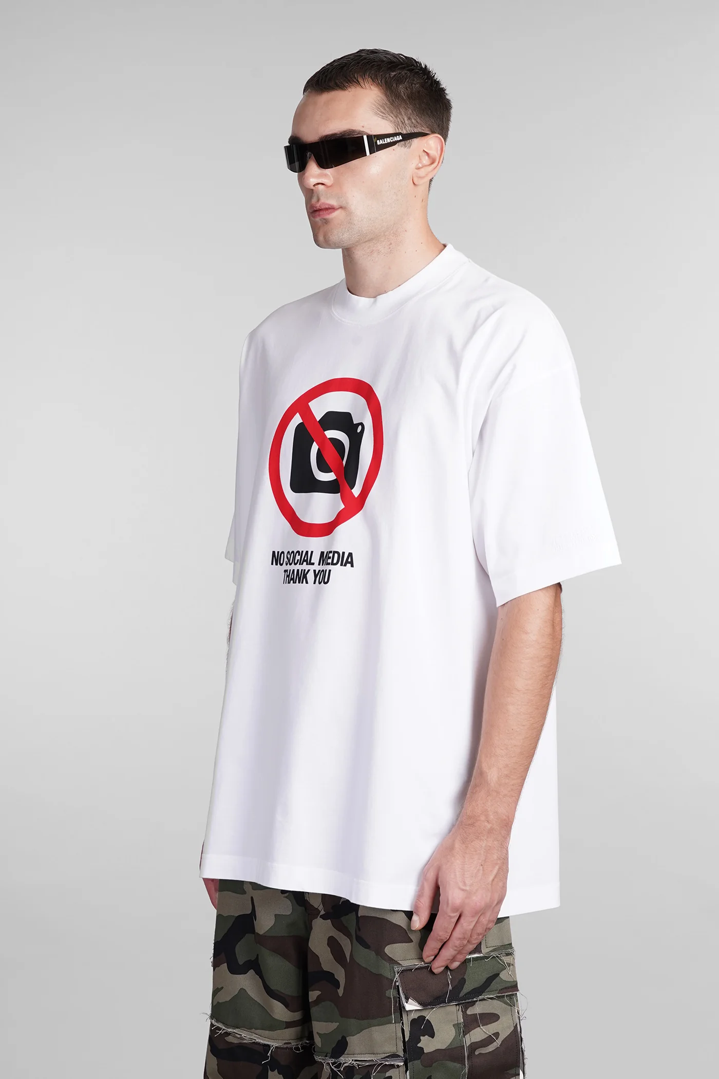 T-Shirt in white cotton - Image 4