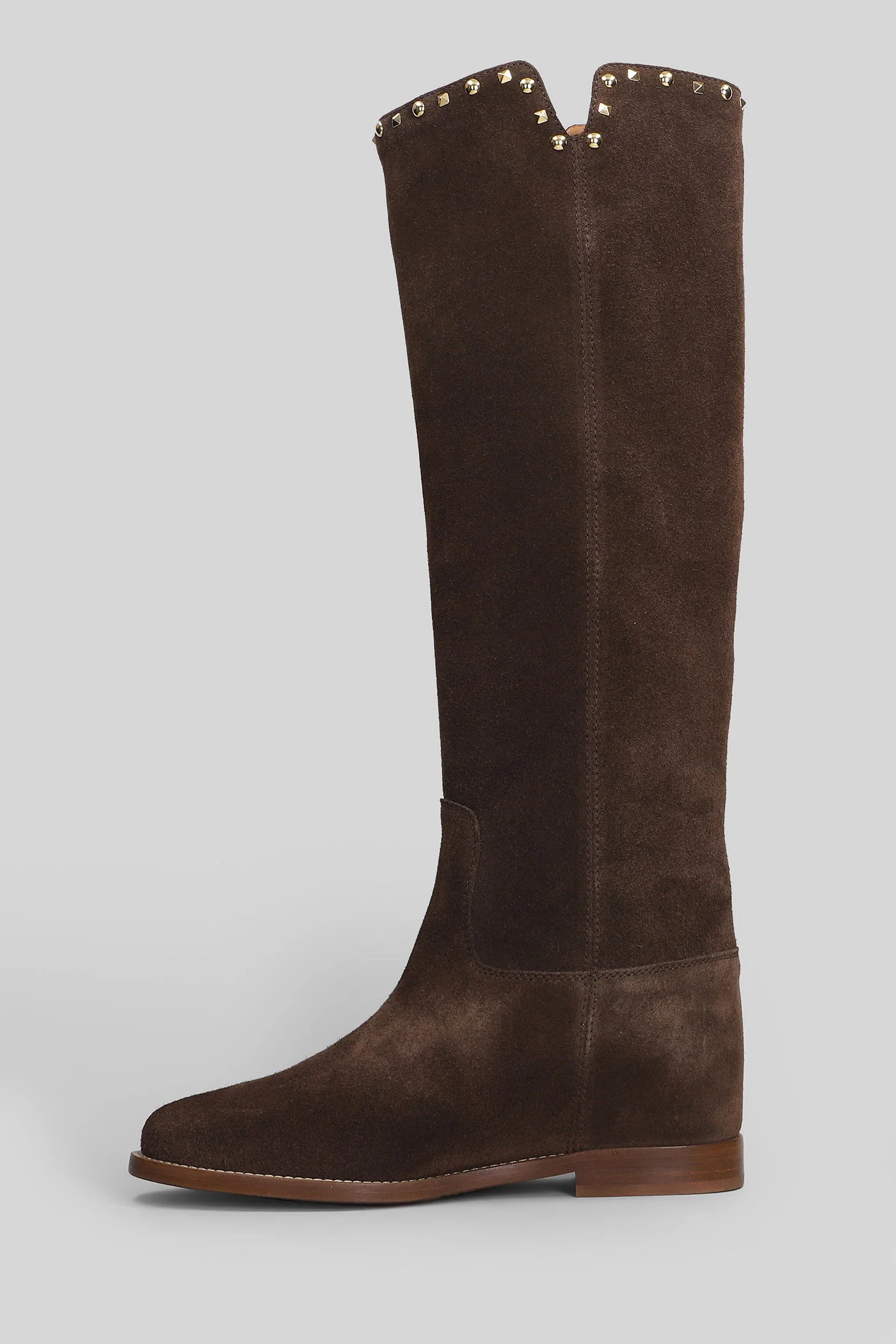 in brown suede - Image 3