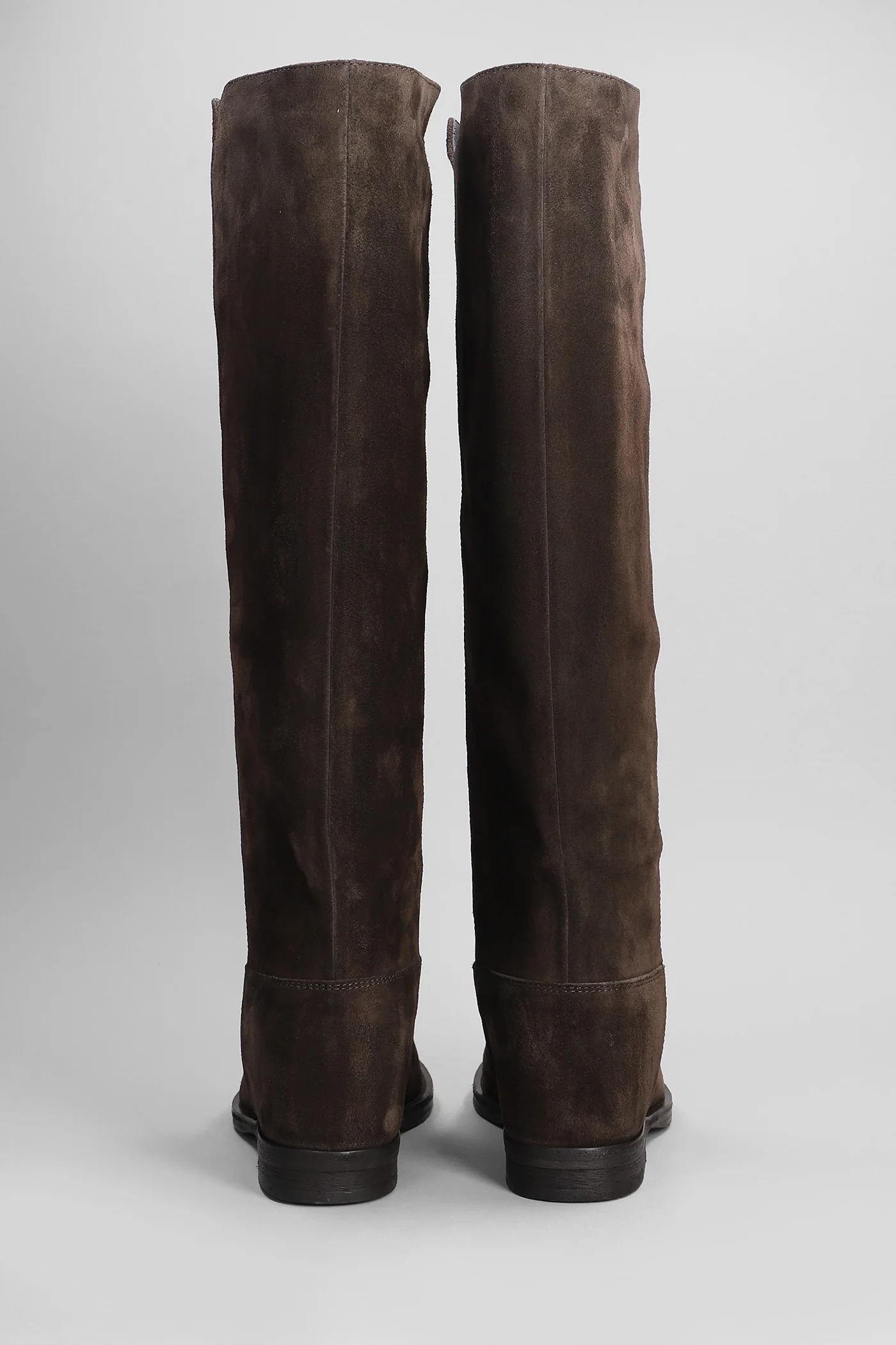 in dark brown suede - Image 4