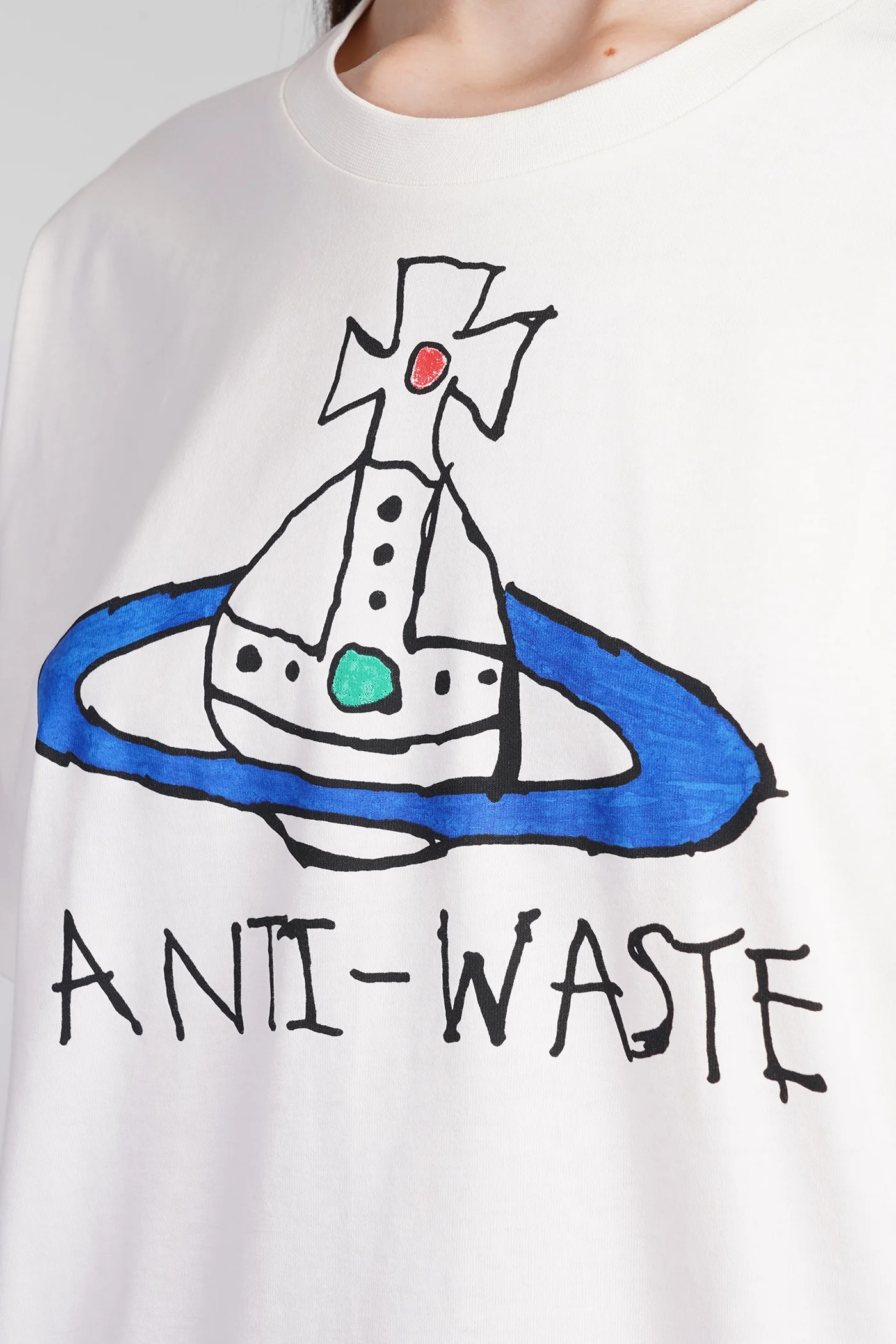 Antiwaste T-Shirt in beige cotton - Image 5