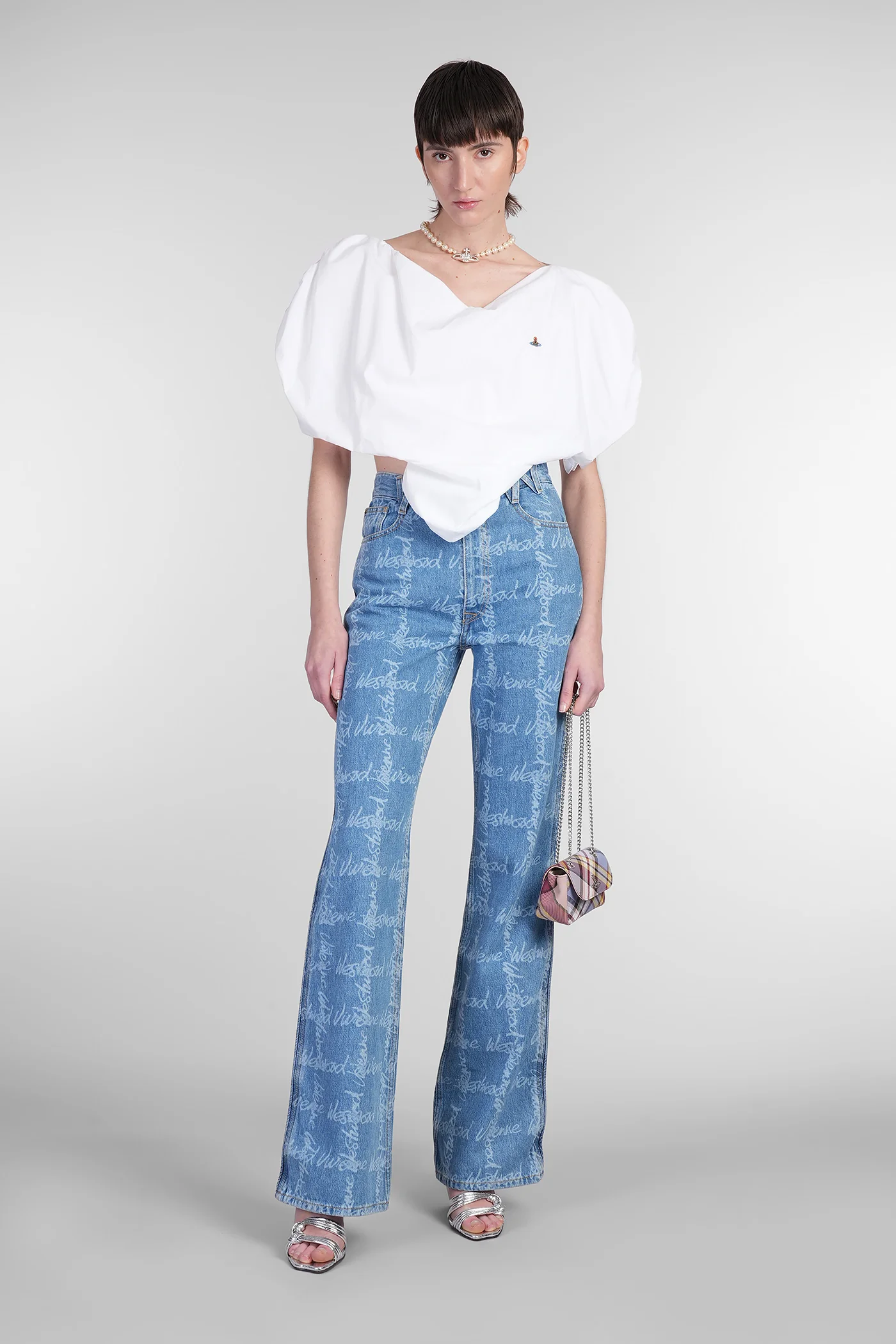 Heart top Topwear in white cotton - Image 2