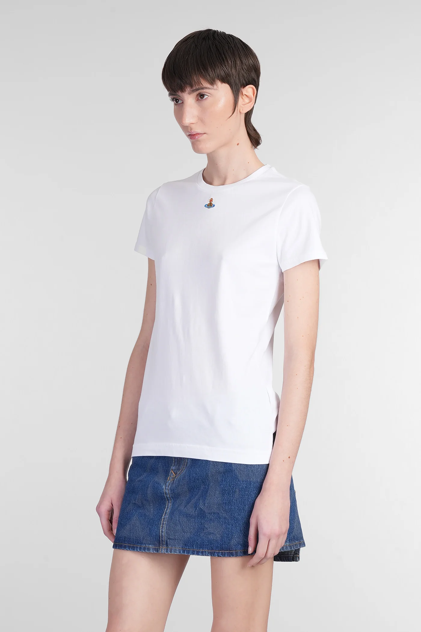 Orb peru tee T-Shirt in white cotton - Image 3
