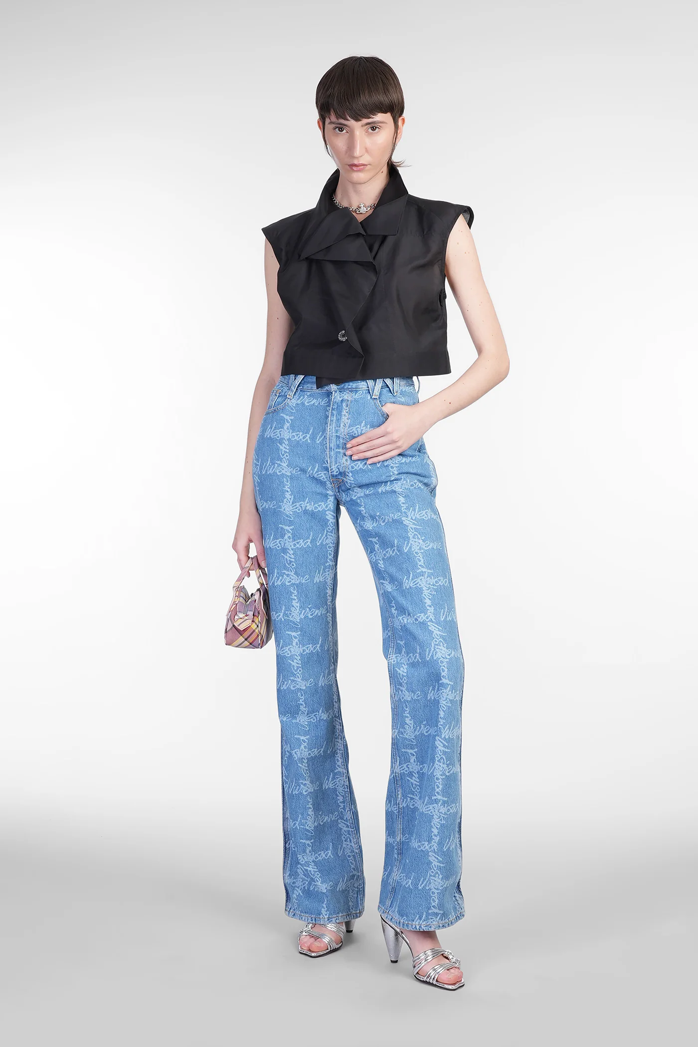 Shirt in black cotton - Image 2