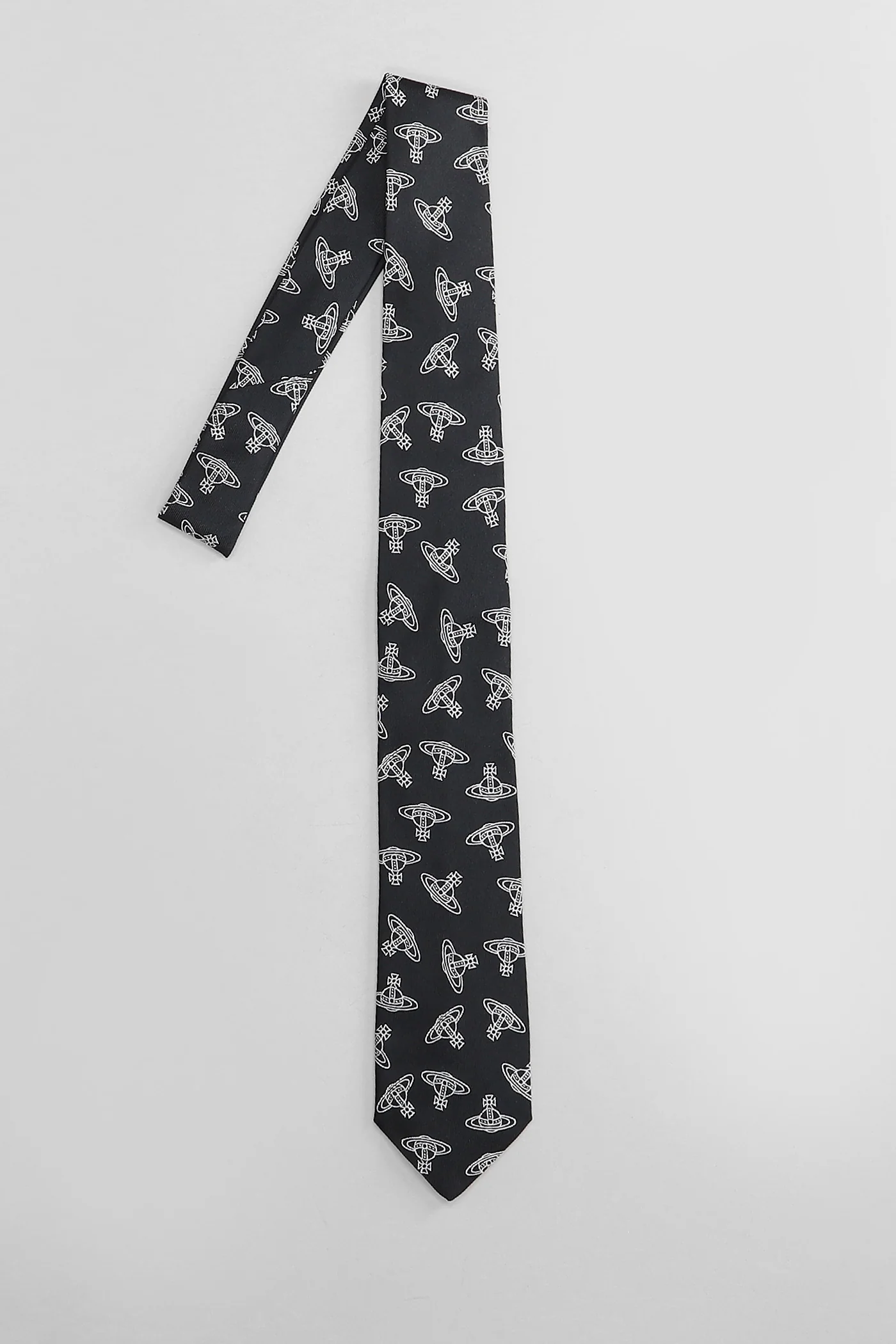 Tie cm 7 Tie in black silk - Image 2