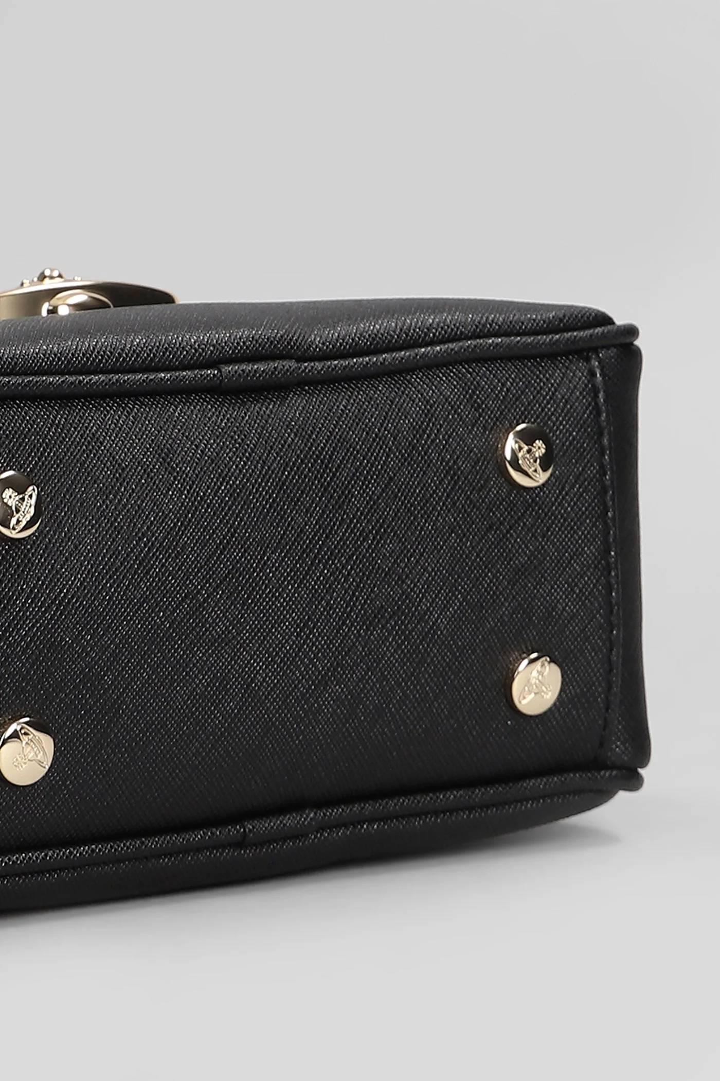 Yasmine mini Hand bag in black Polyuretan - Image 4