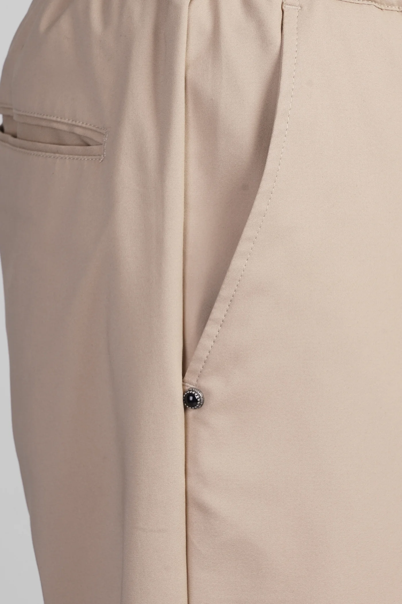 Pants in beige cotton - Image 5