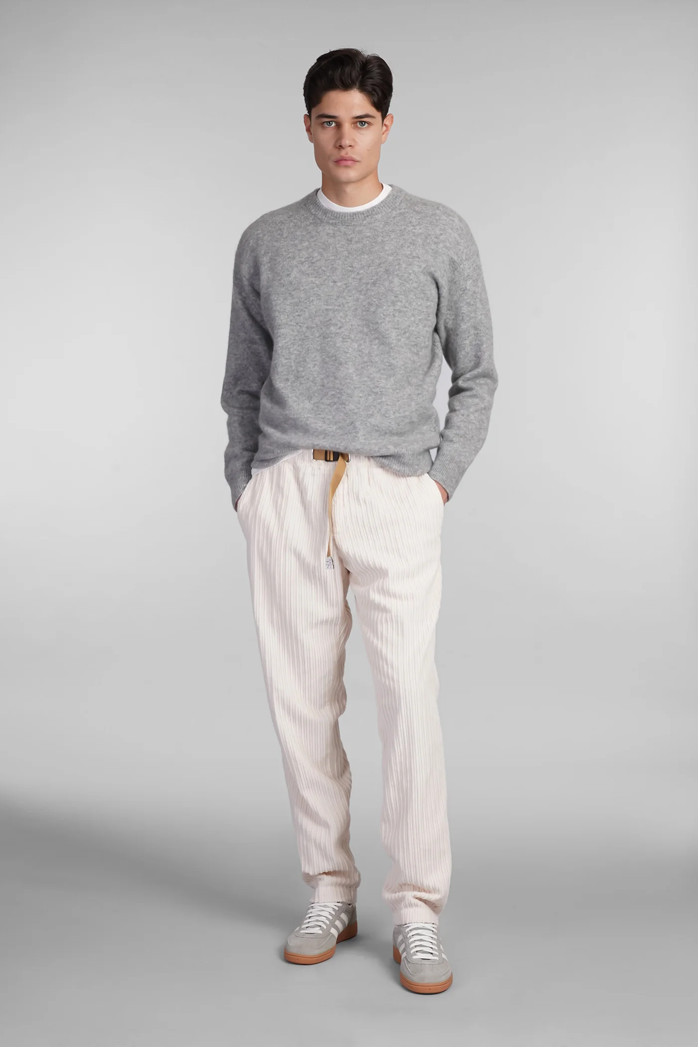 Pants in beige cotton - Image 2