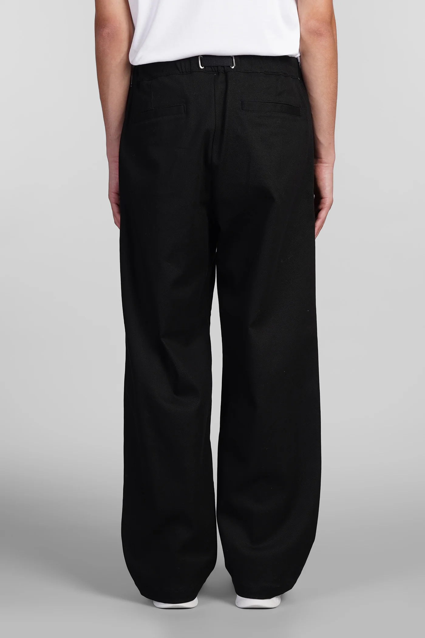 Pants in black cotton - Image 3