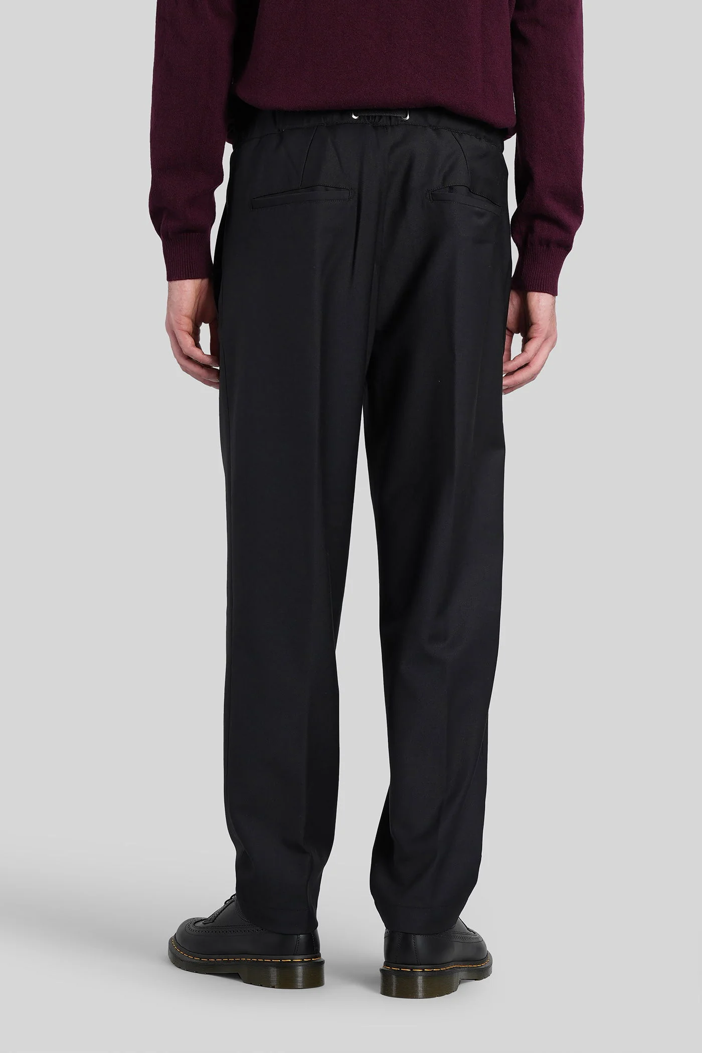 Pants in black wool - Image 3