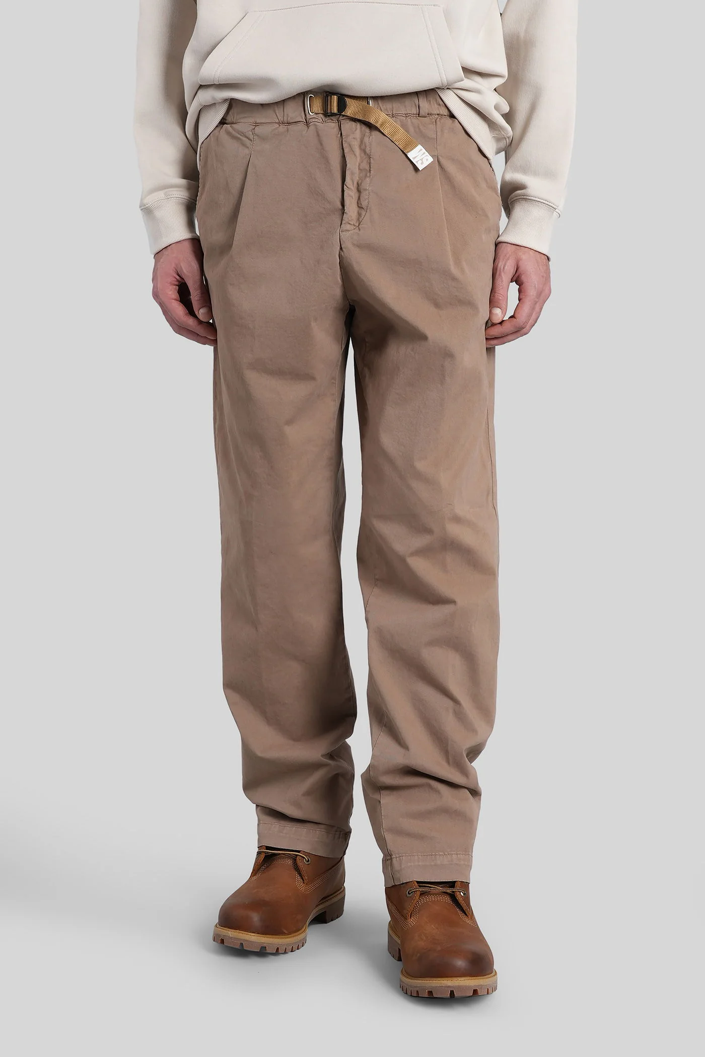Pants in Camel cotton