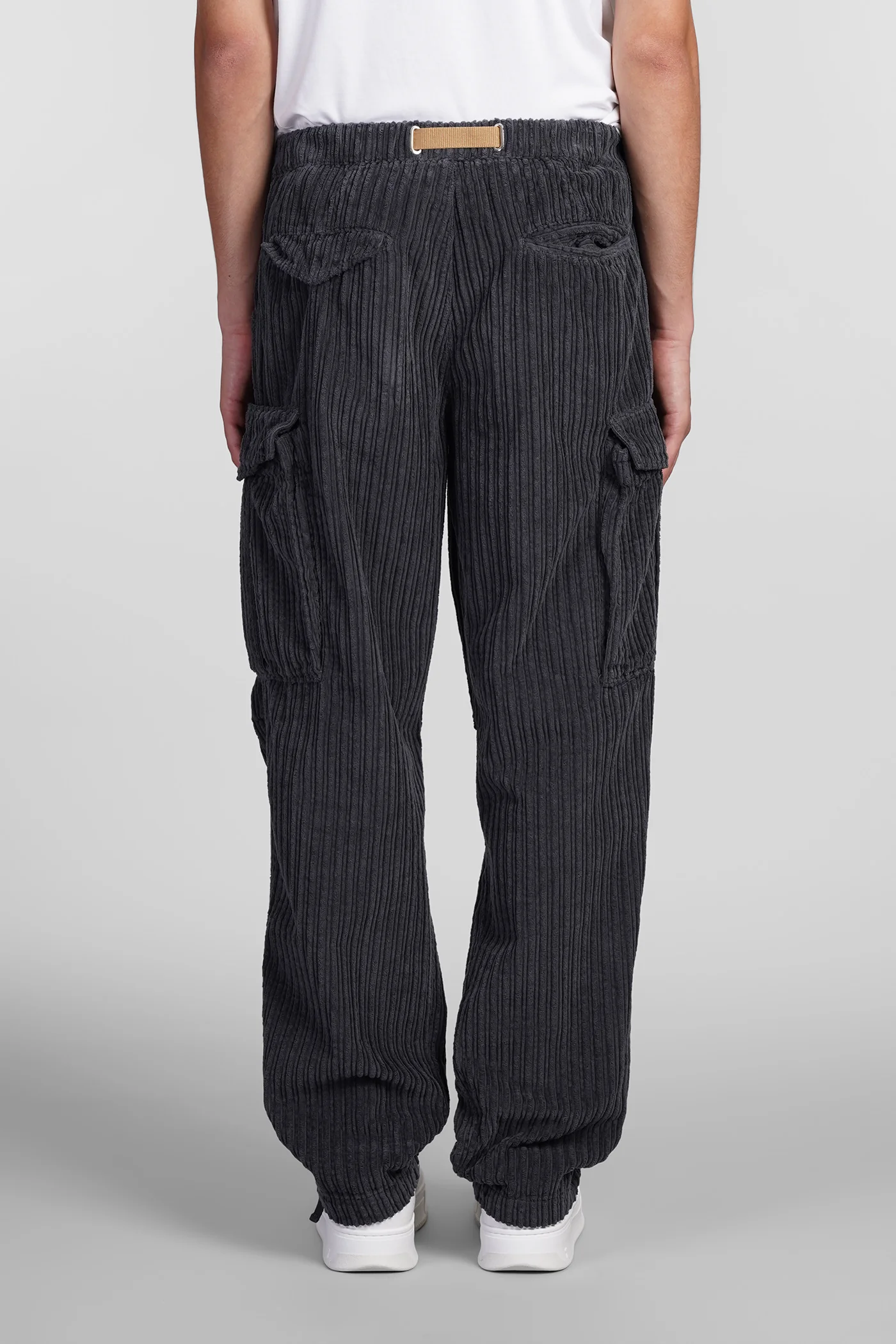 Pants in grey cotton - Image 3