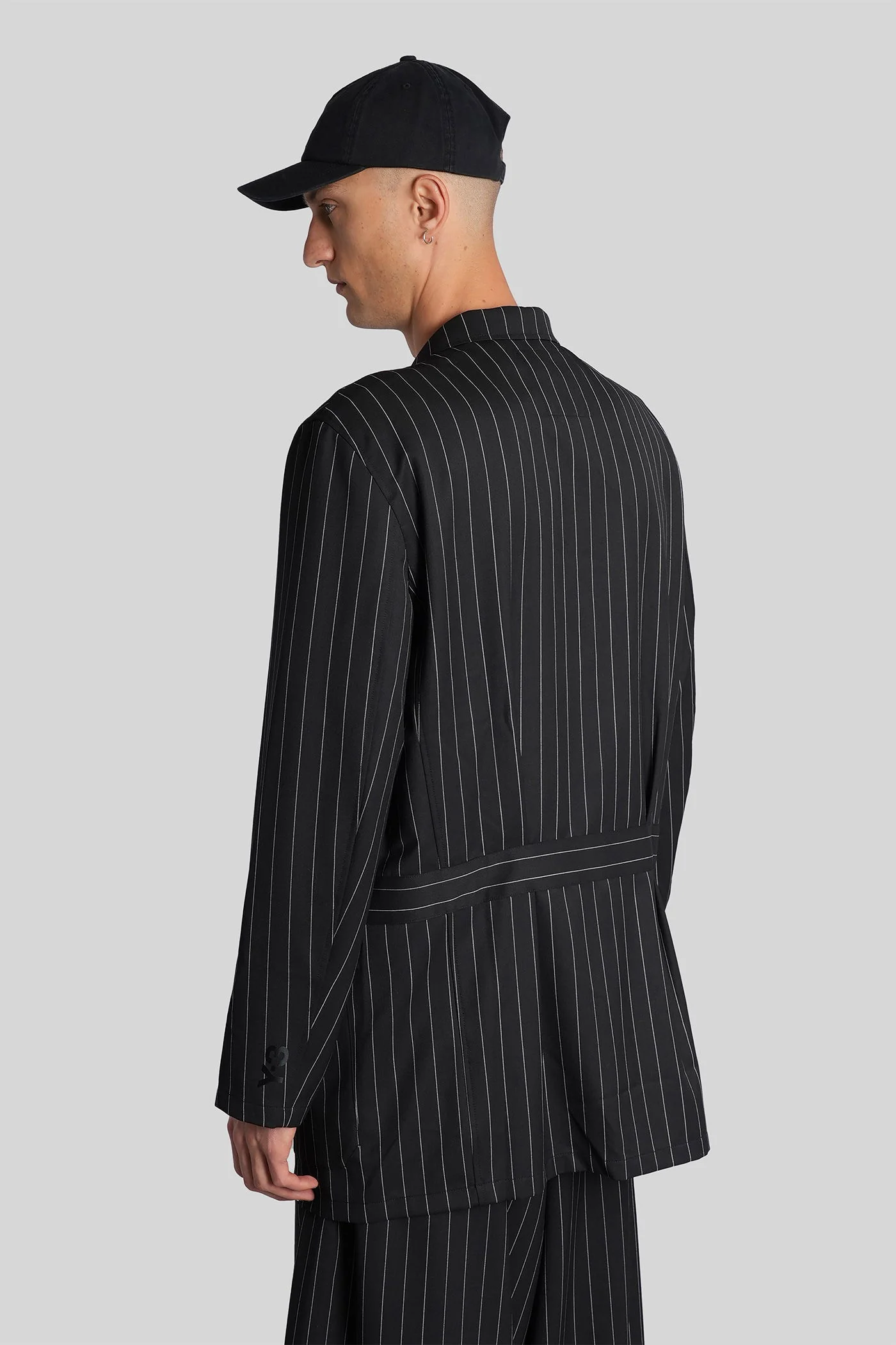 Blazer in black polyester - Image 6