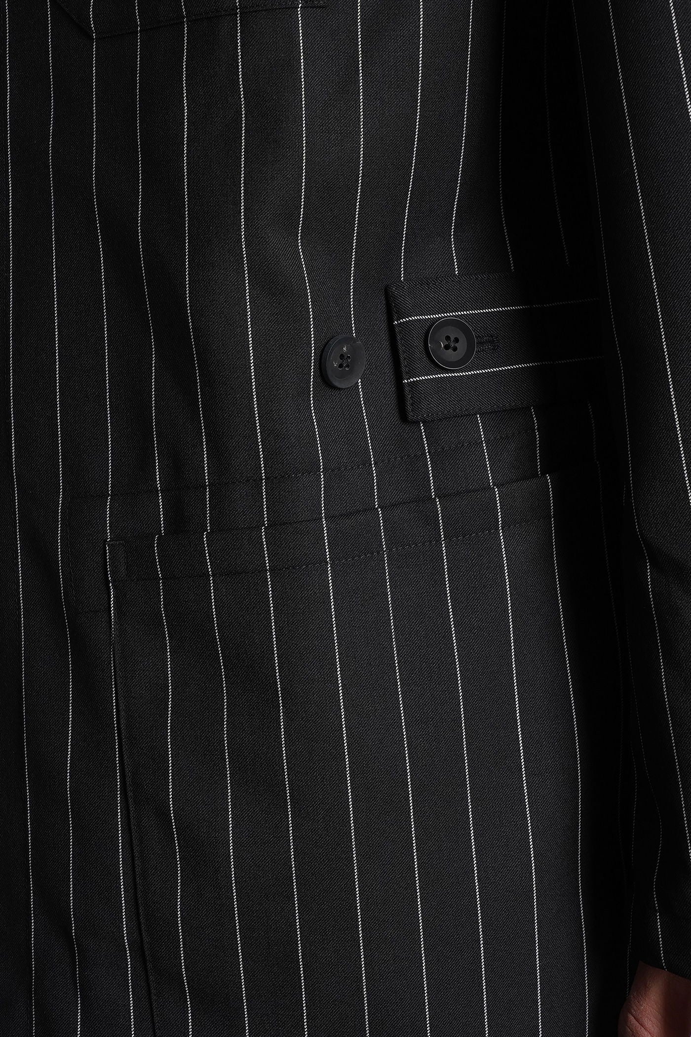 Blazer in black polyester - Image 8