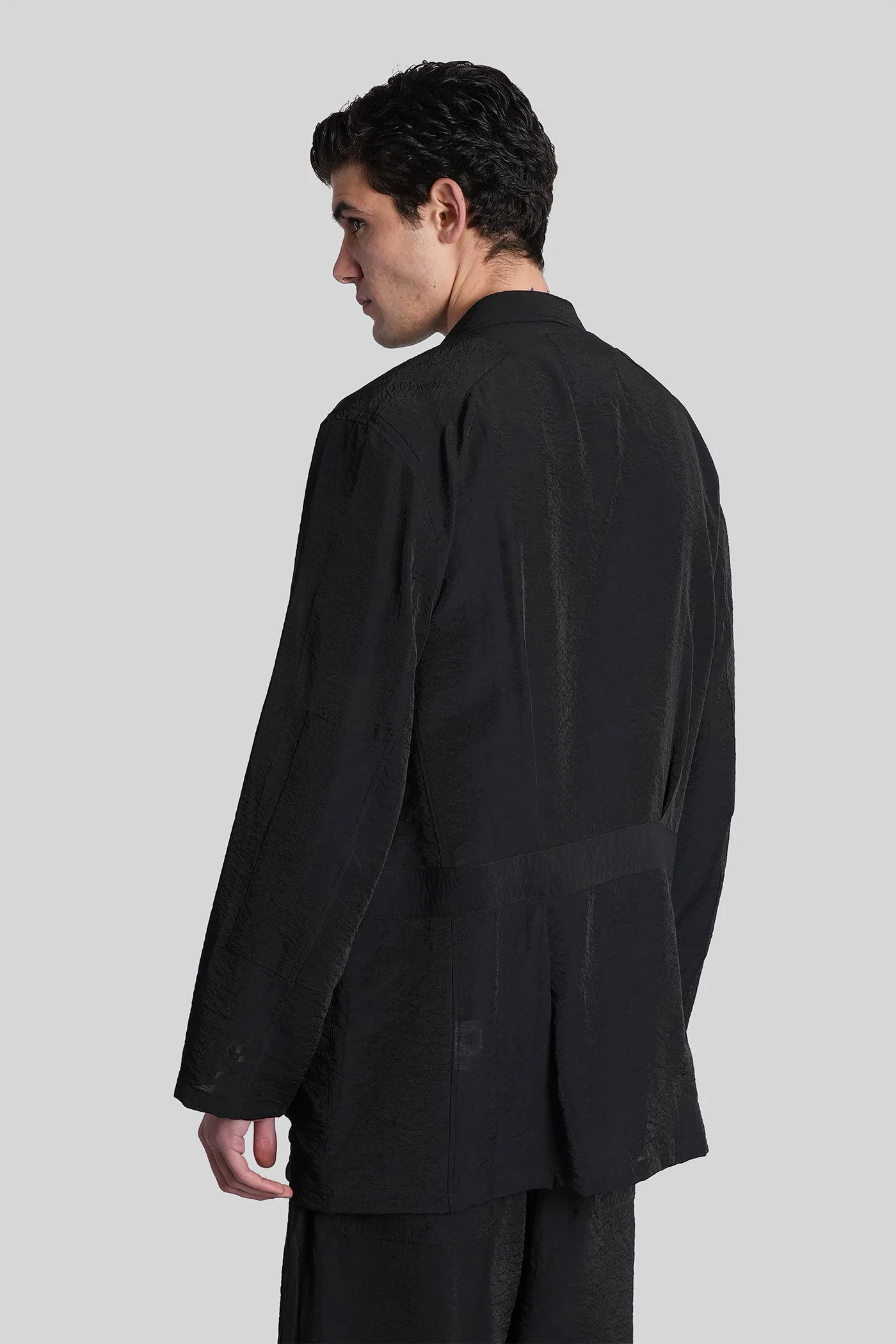 Casual jacket in black viscose - Image 3