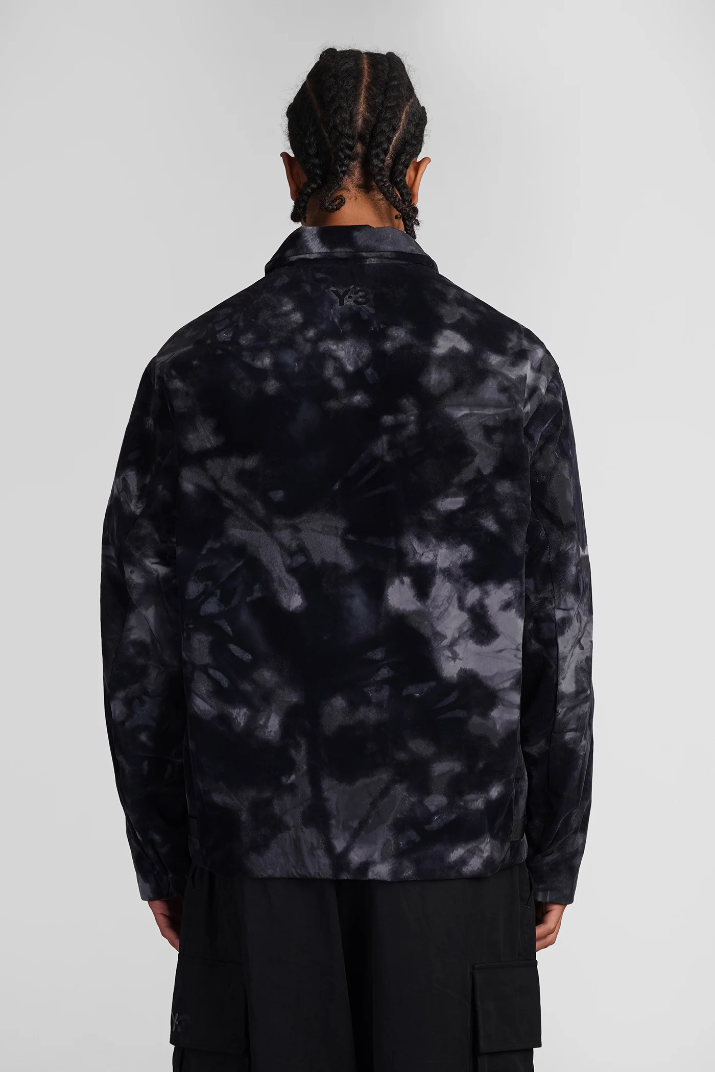Casual jacket in blue polyamide - Image 3