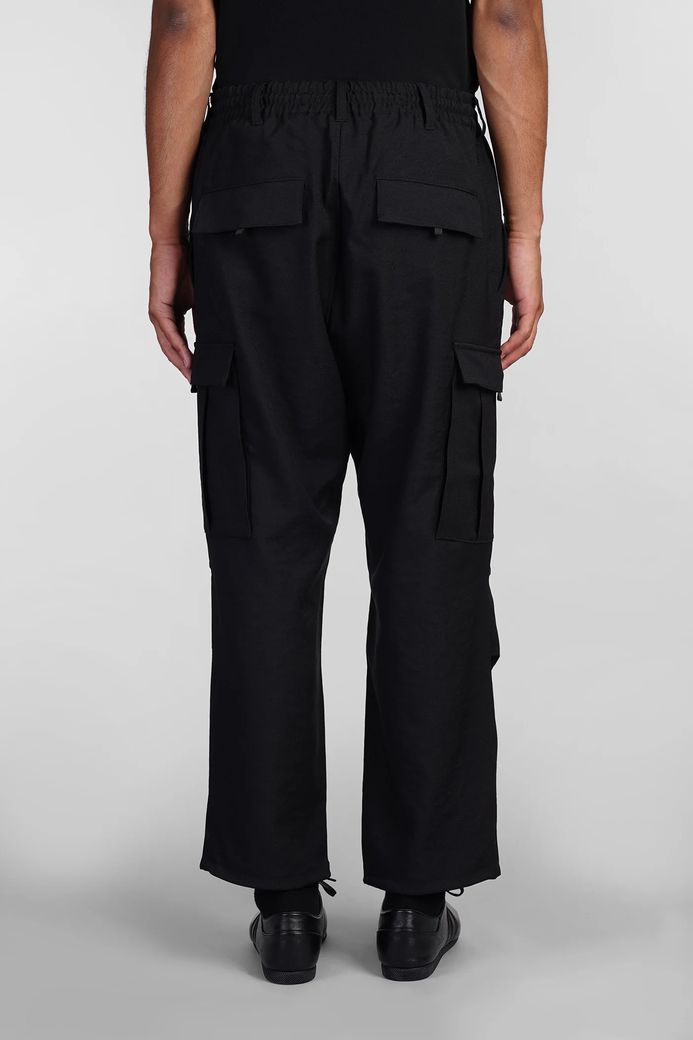 Pants in black polyester - Image 3