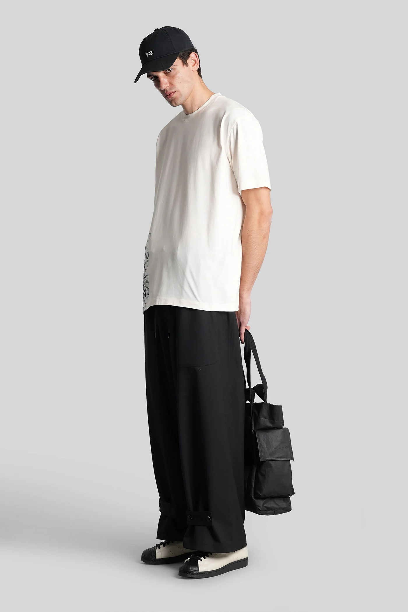 Pants in black polyester - Image 2
