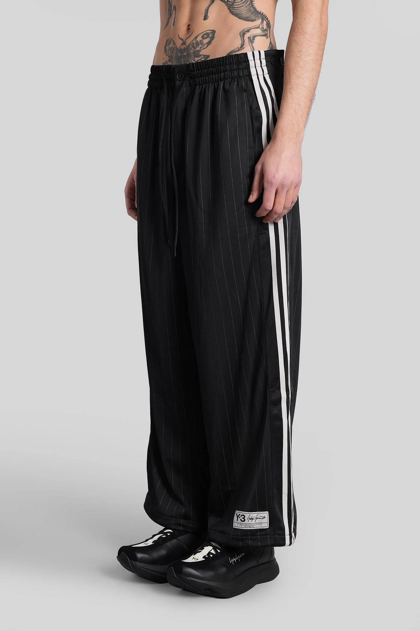 Pants in black polyester - Image 4