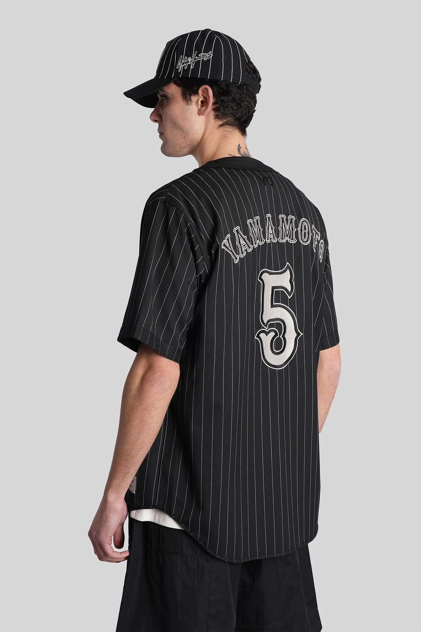 Shirt in black polyester - Image 3