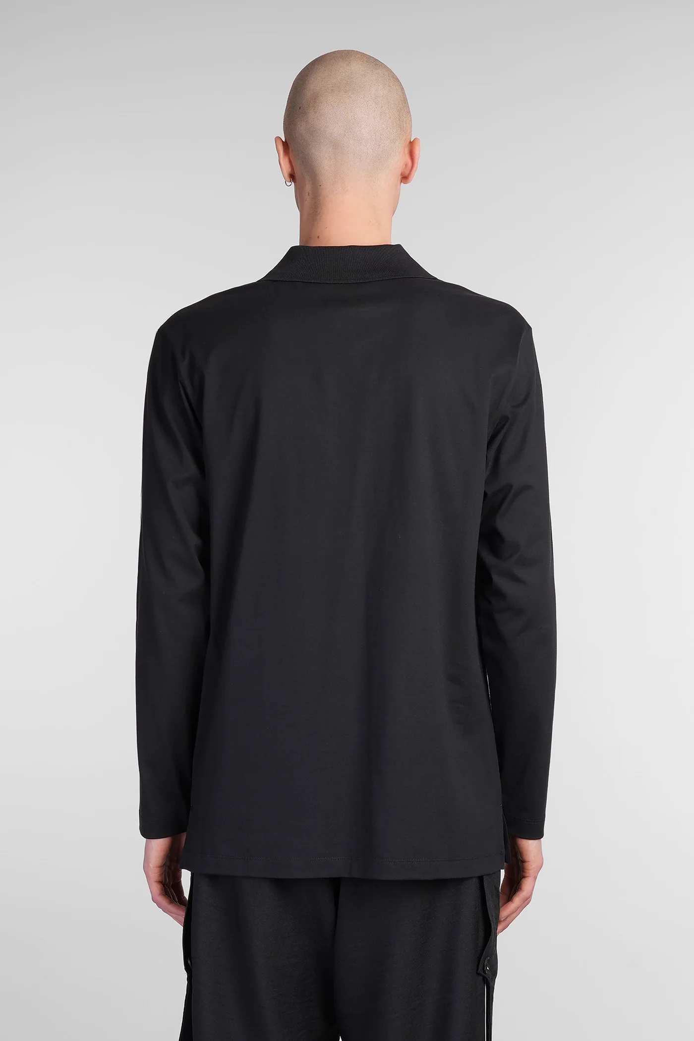 T-Shirt in black cotton - Image 3
