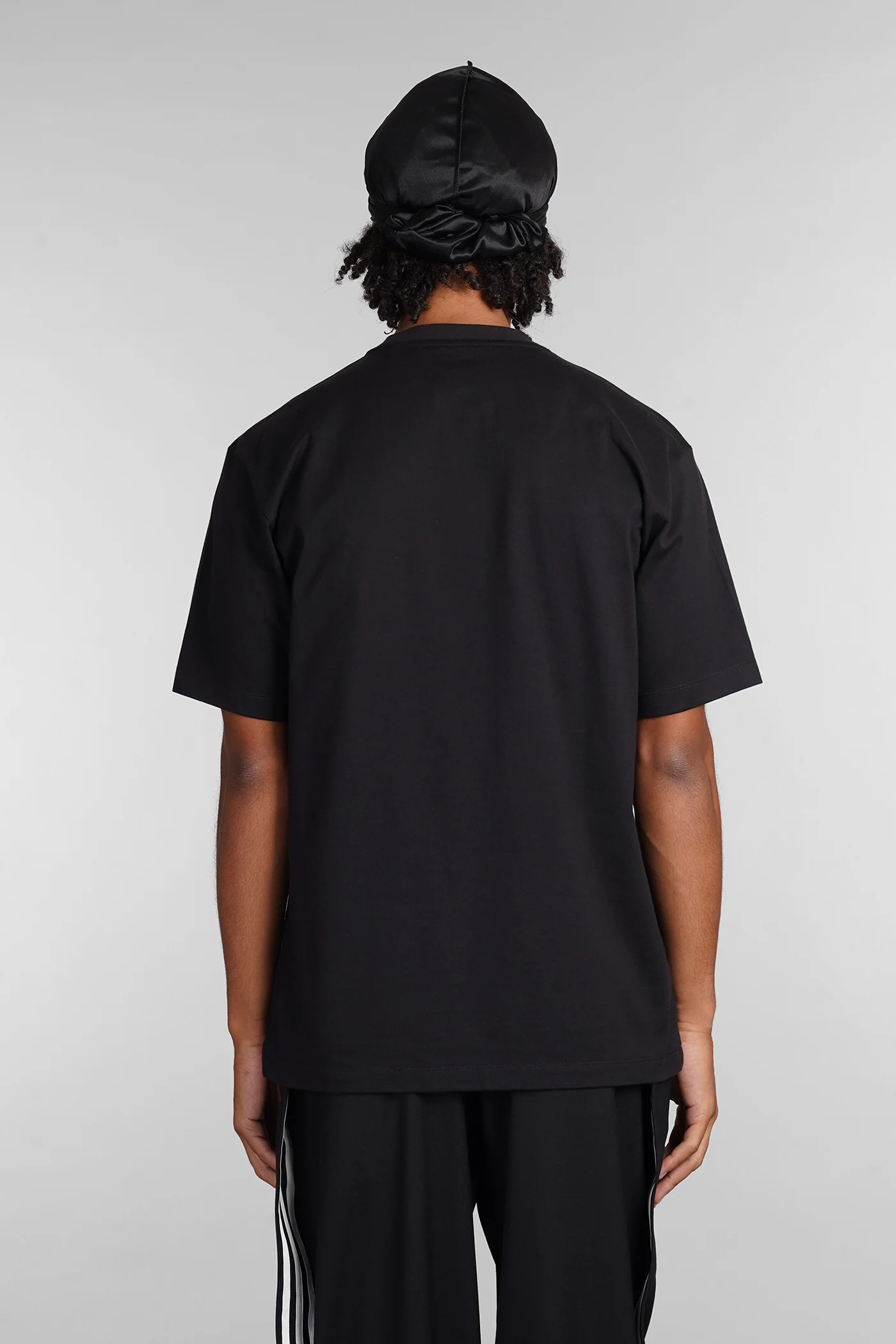 T-Shirt in black cotton - Image 3