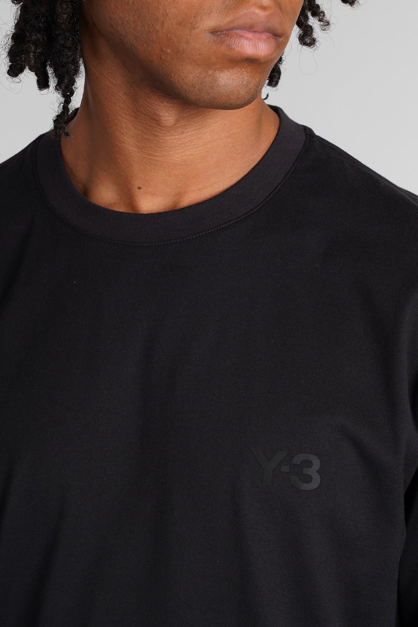 T-Shirt in black cotton - Image 5