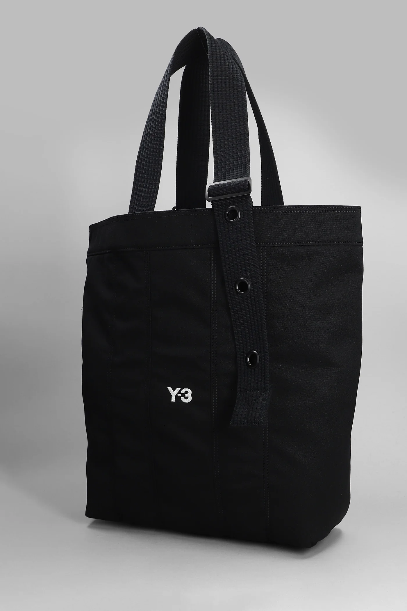 Tote in black polyester - Image 2