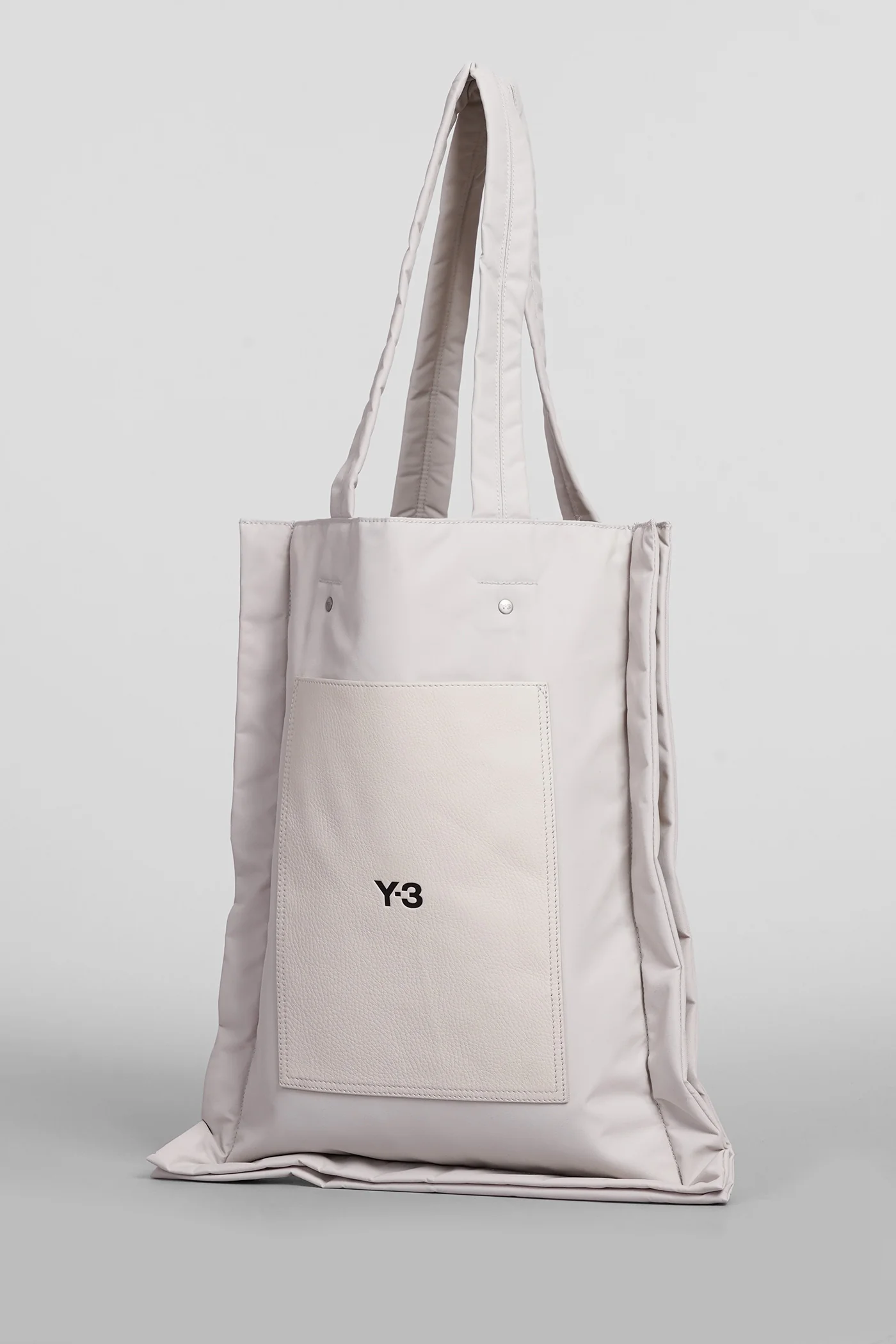Tote in grey polyamide - Image 2