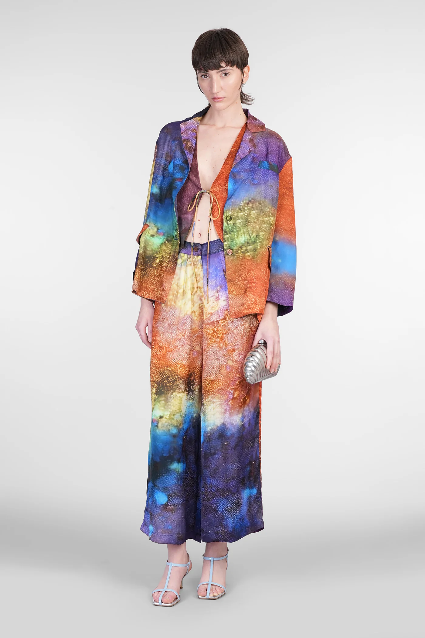 Pants in multicolor polyamide polyester - Image 2
