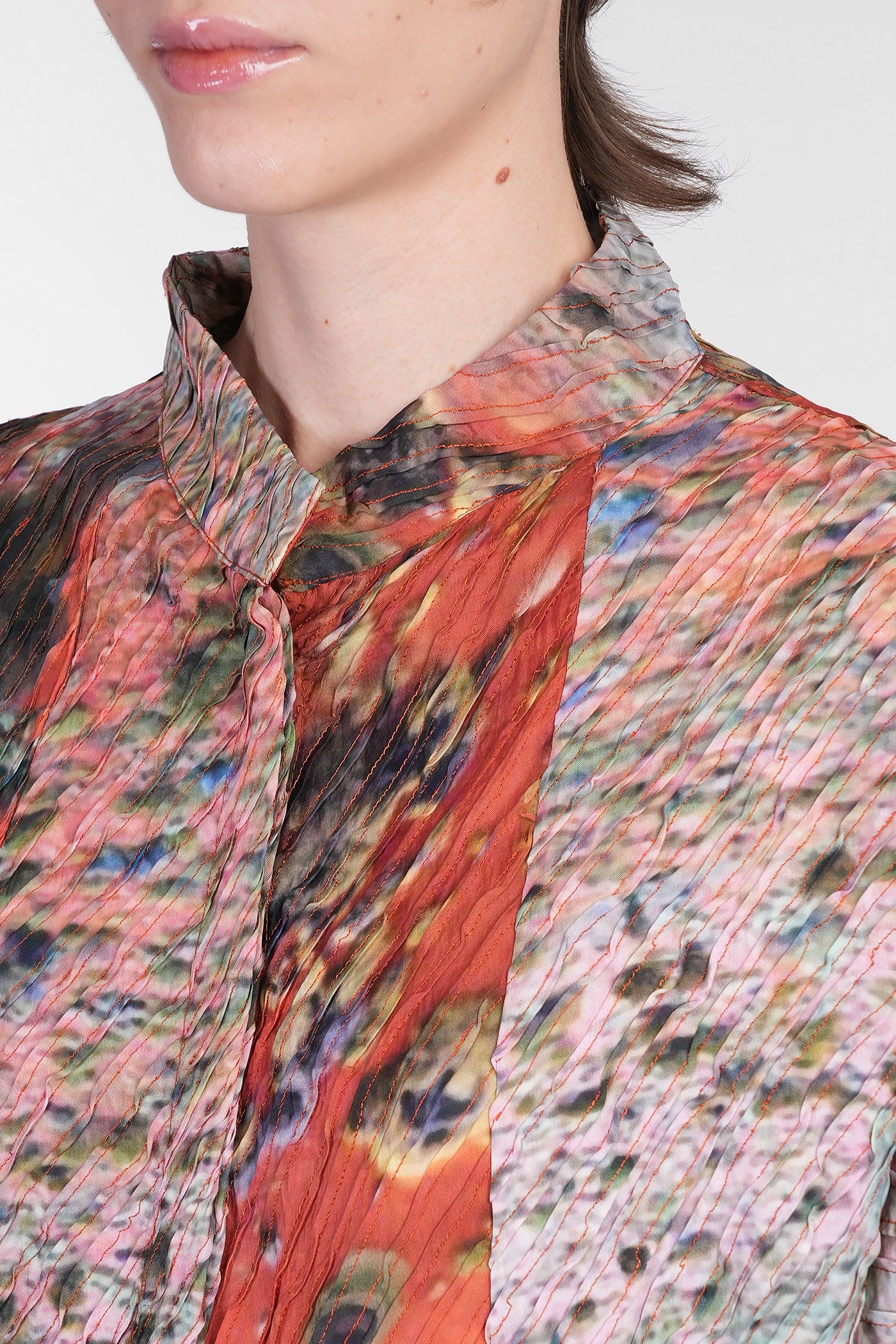 Shirt in multicolor viscose - Image 5