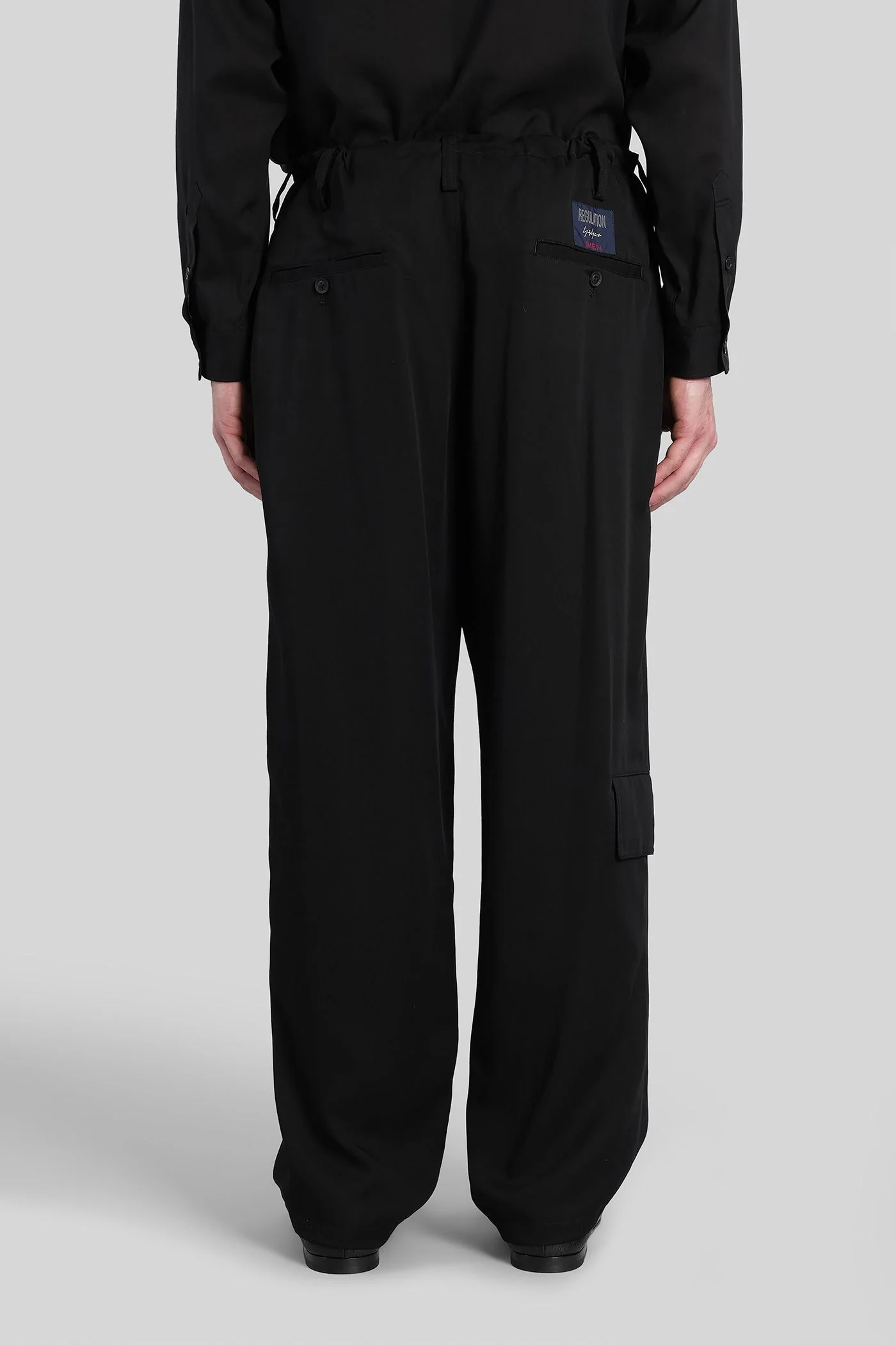Pants in black Cellulose - Image 8