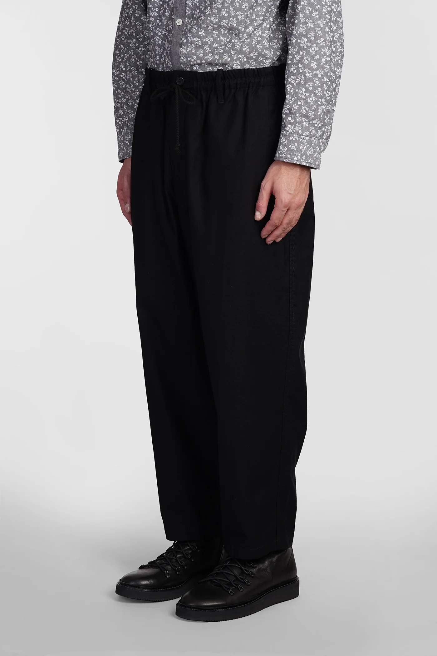 Pants in black cotton - Image 4
