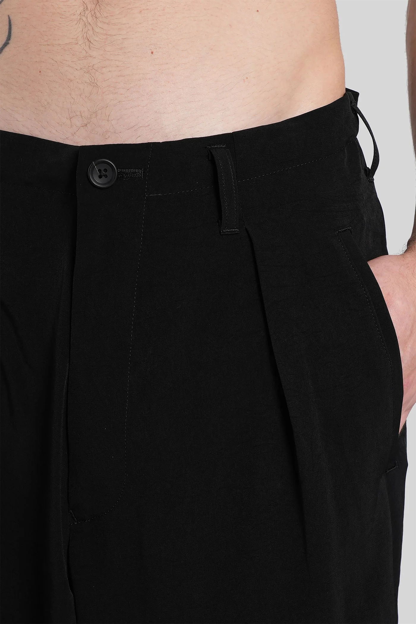 Pants in black Triacetate - Image 5