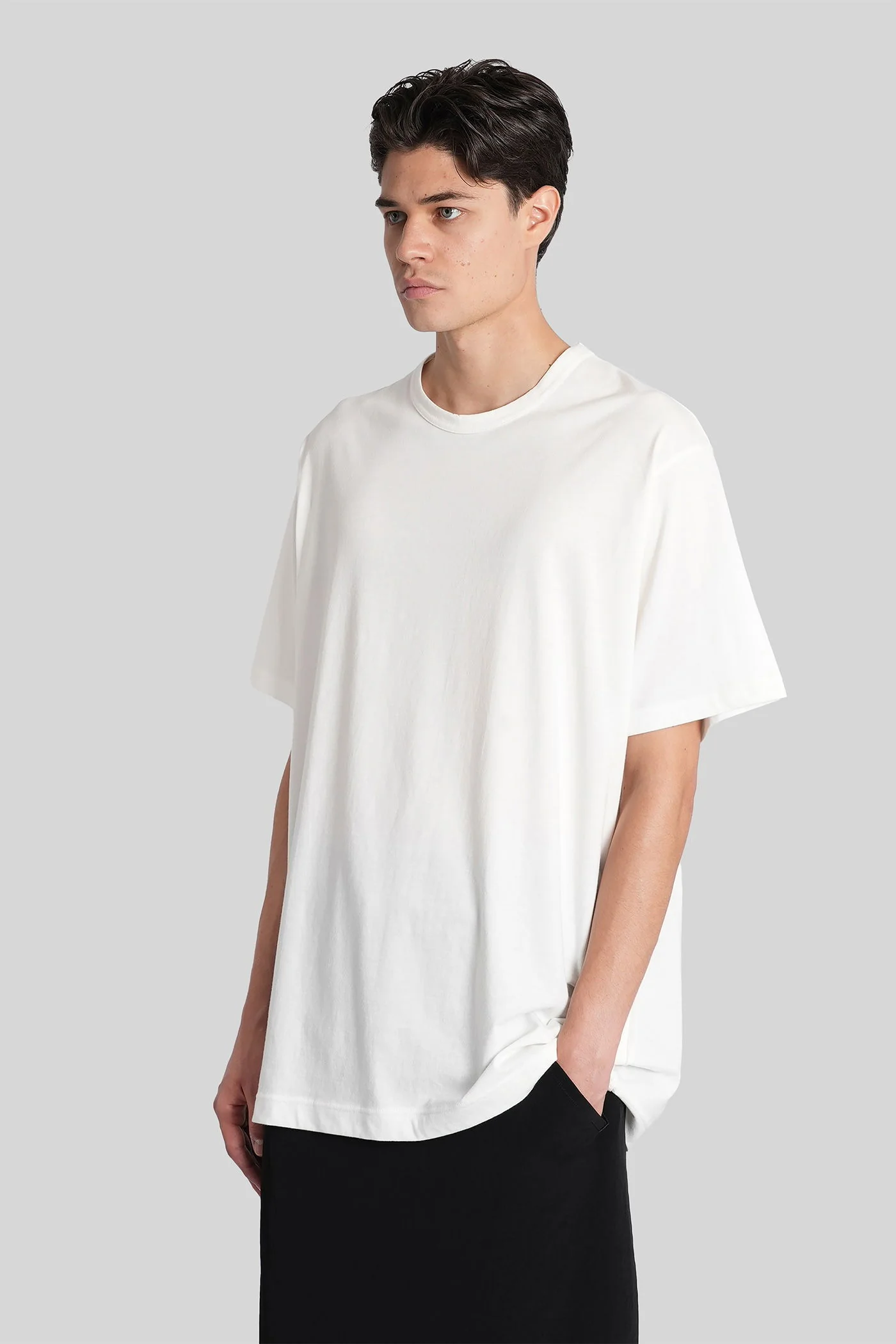T-Shirt in white cotton - Image 4