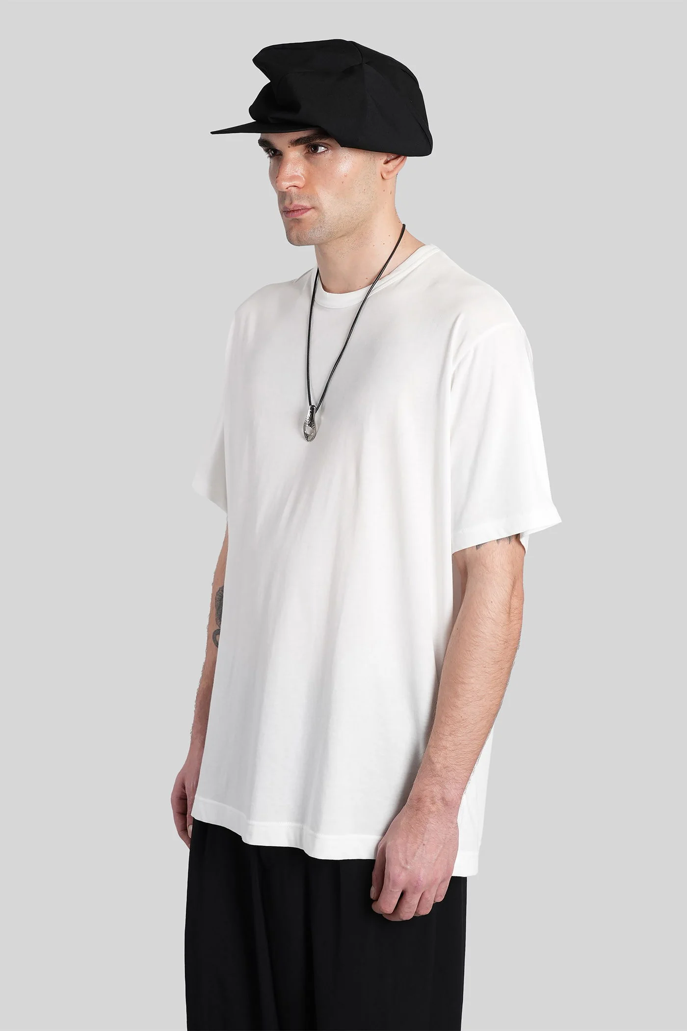 T-Shirt in white cotton - Image 4