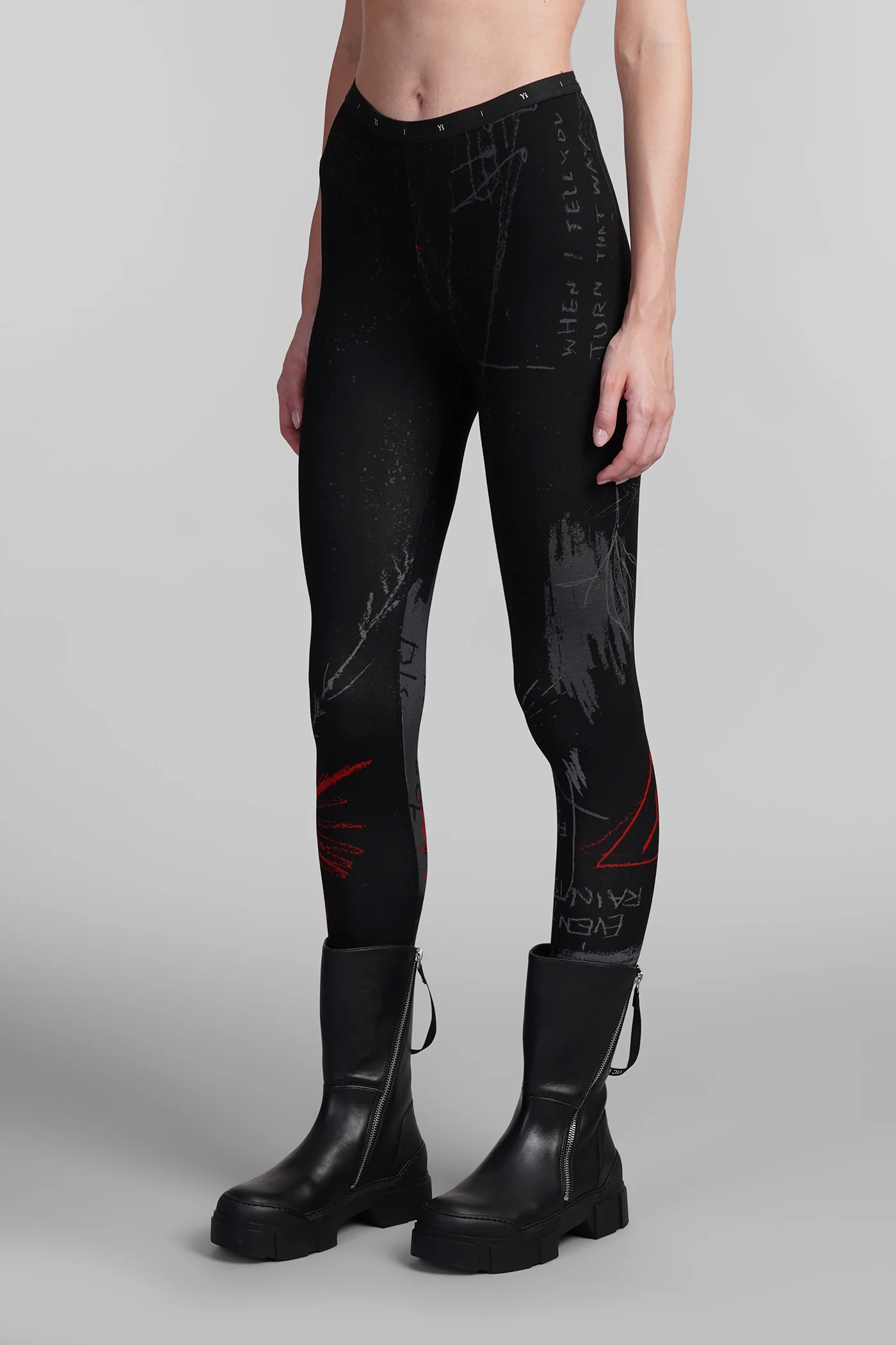 Leggings in black Rayon - Image 4