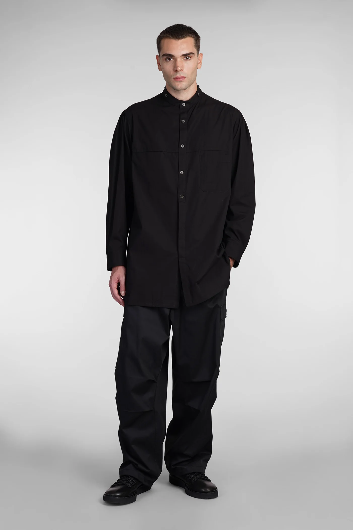 Pants in black polyester - Image 2