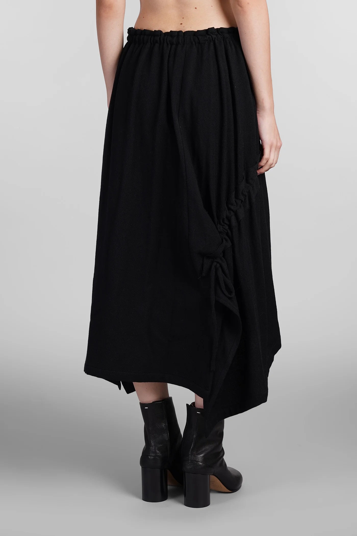 Skirt in black wool - Image 3