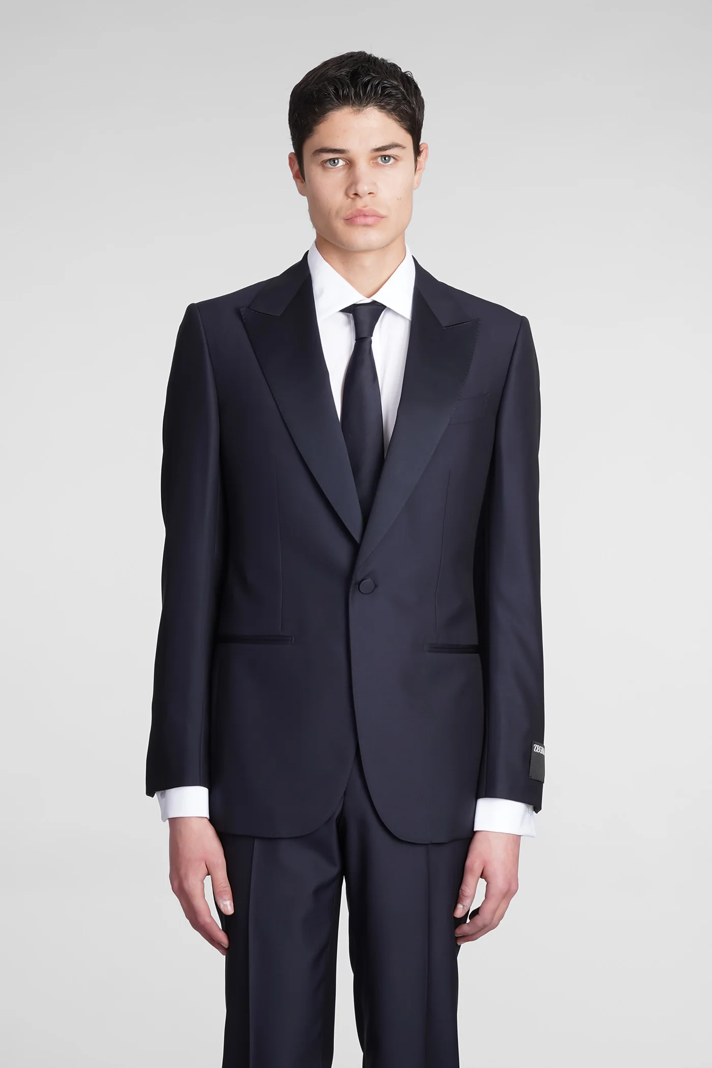 in blue wool