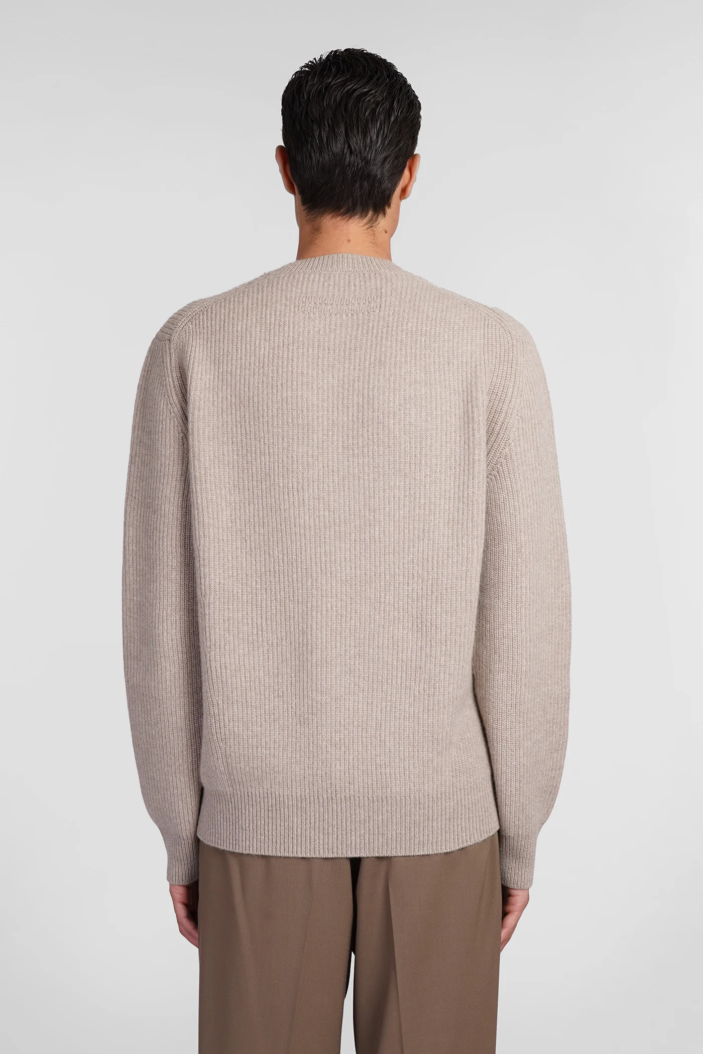 Knitwear in beige cashmere - Image 3