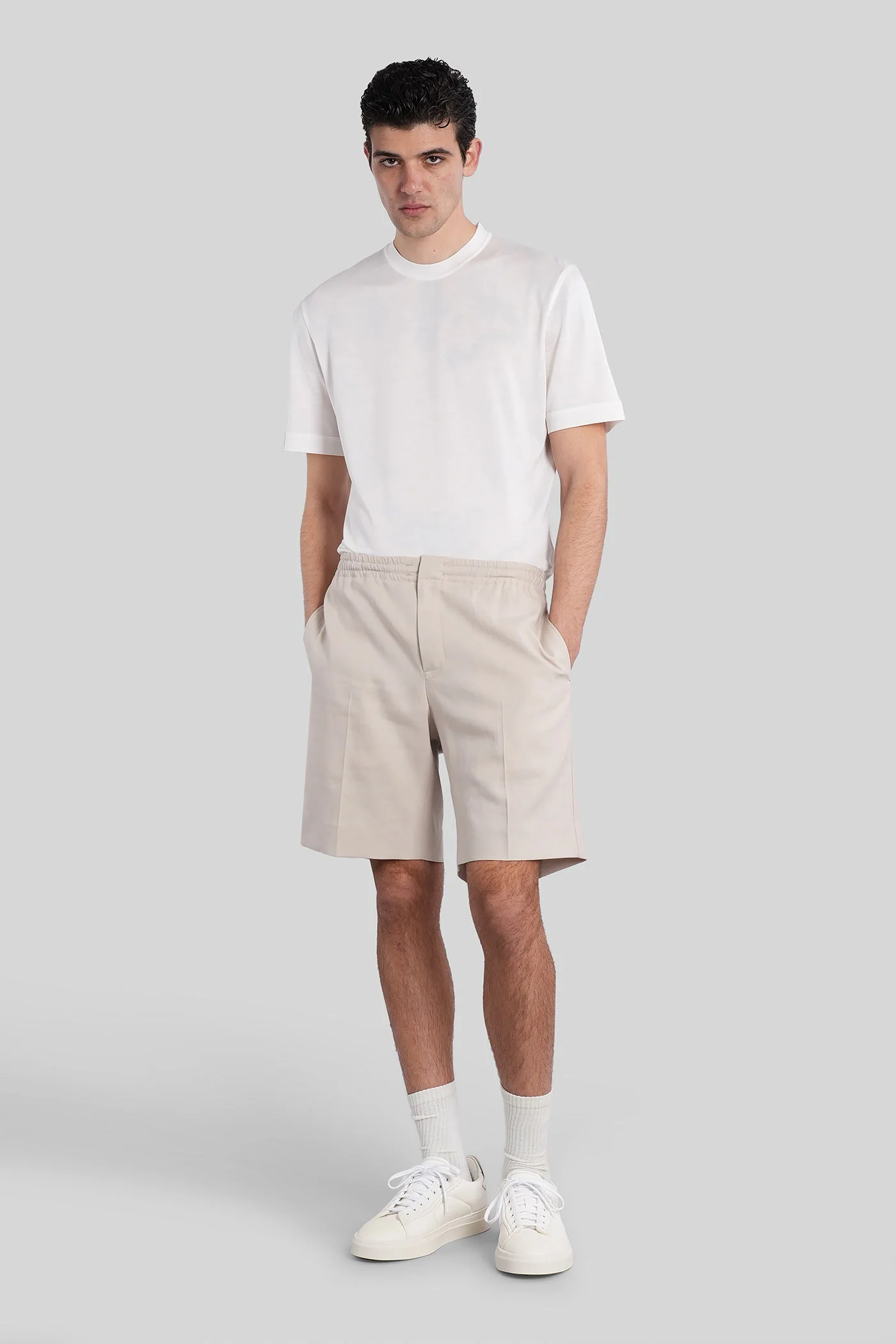 T-Shirt in white cotton - Image 2