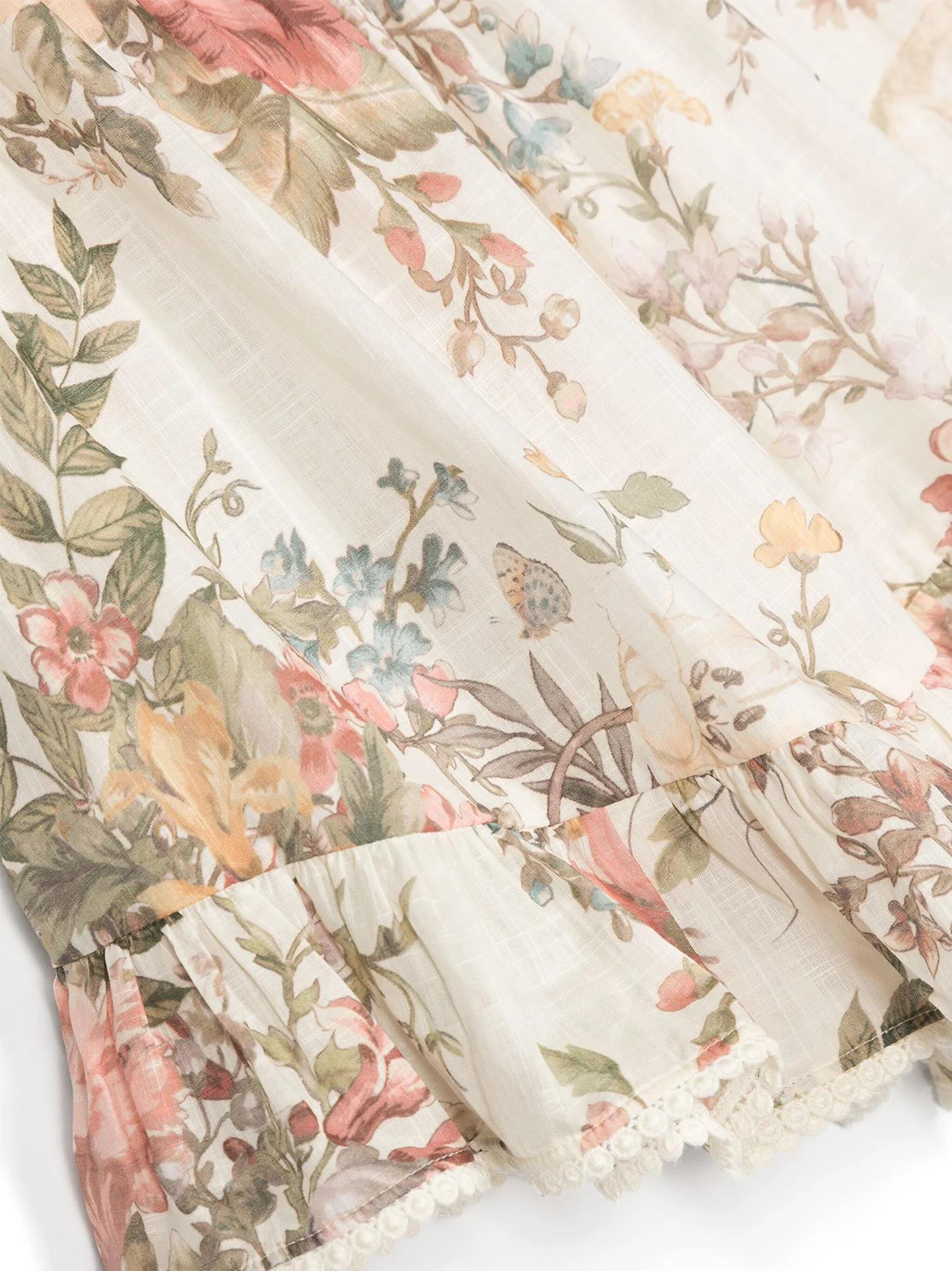 Dress woman in beige cotton - Image 3