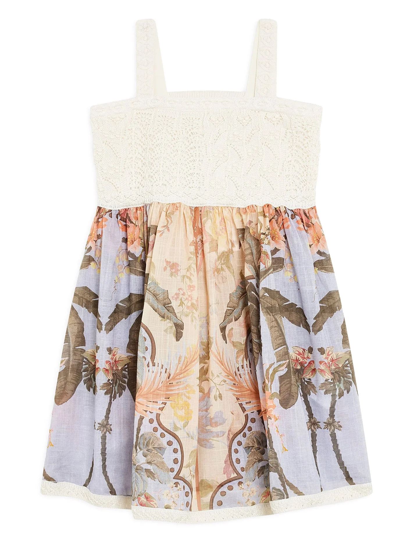 Dress woman  in multicolor cotton