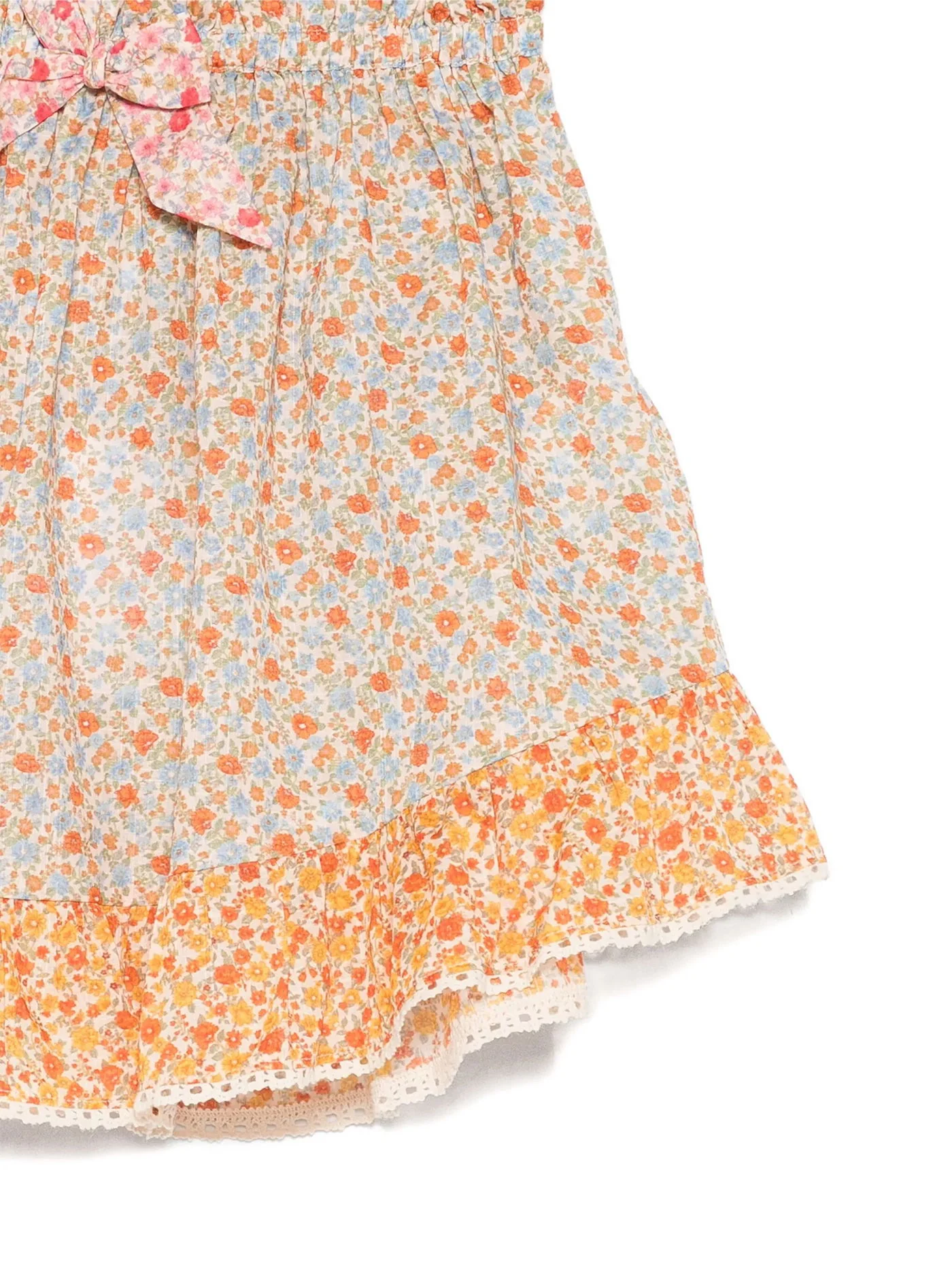 Skirt in multicolor cotton - Image 3