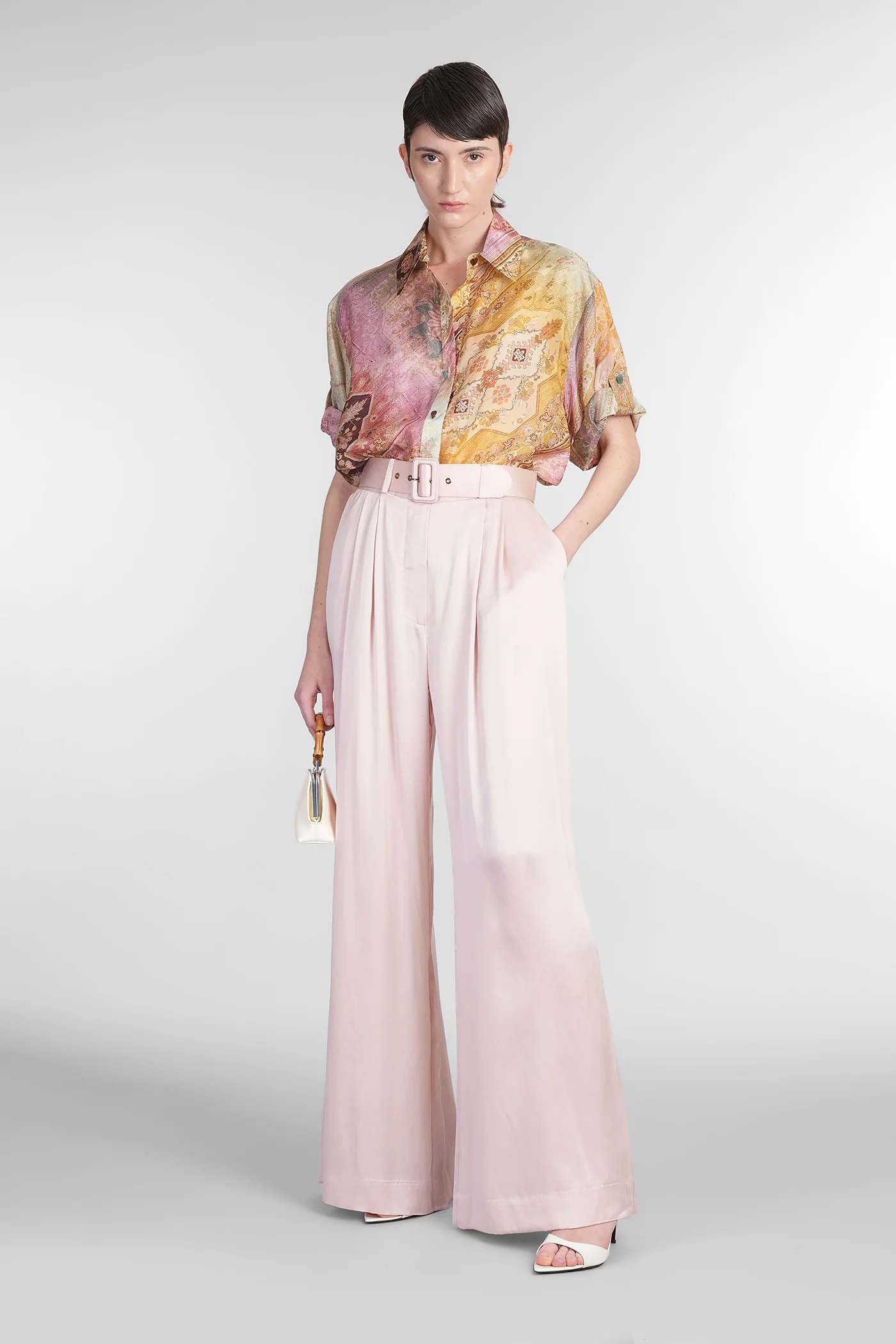 Shirt in multicolor silk - Image 2
