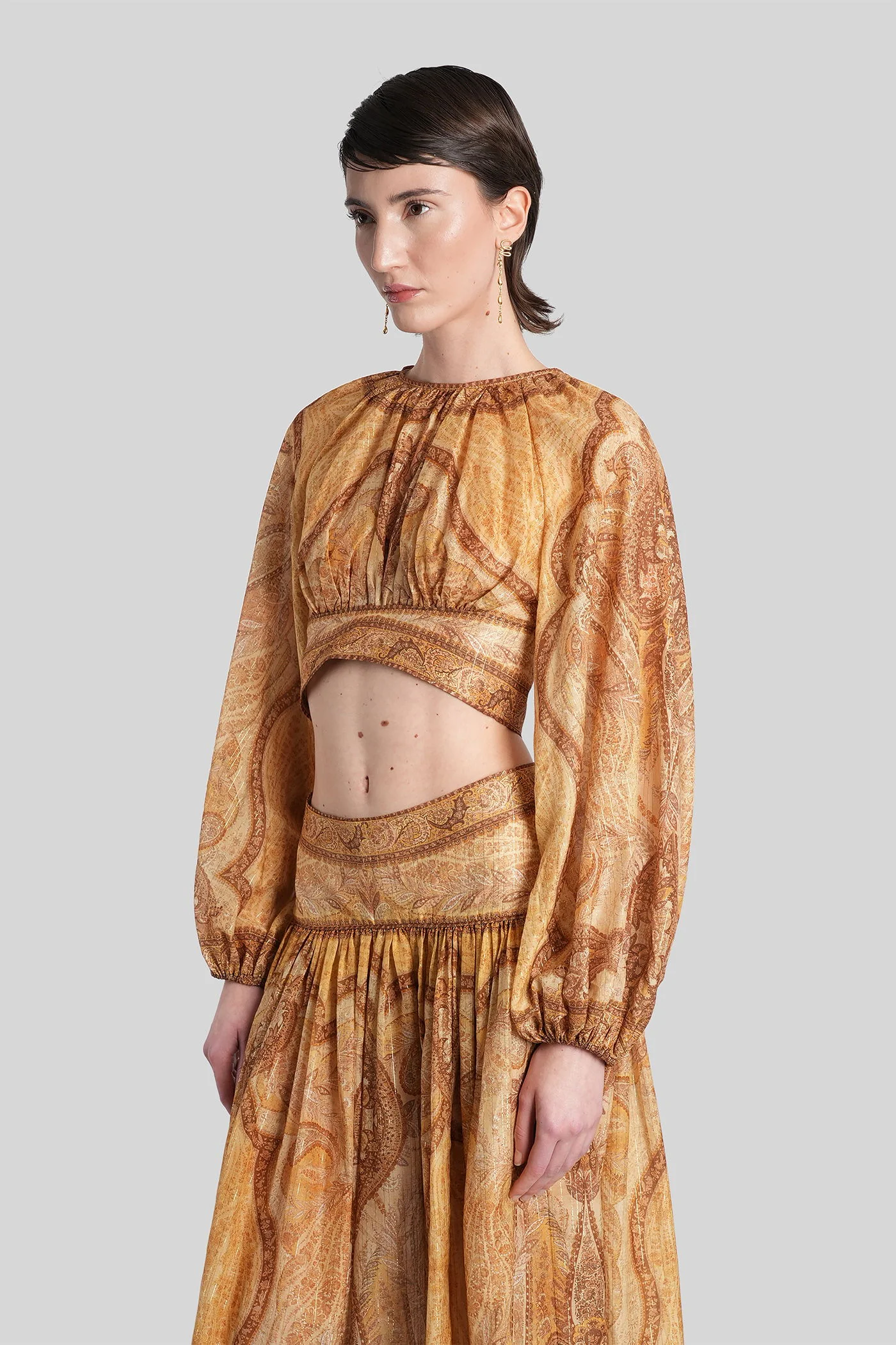 Topwear in beige cotton - Image 4
